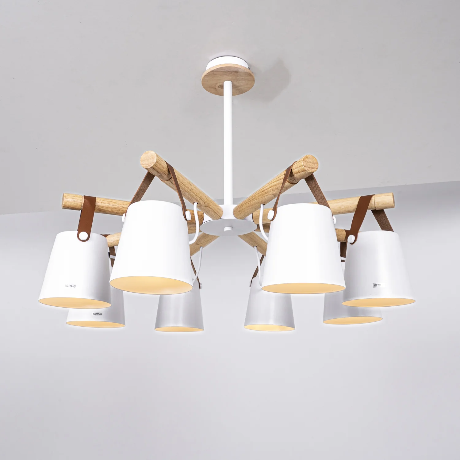Люстра на штанге NATURA C8 white - миниатюра 8