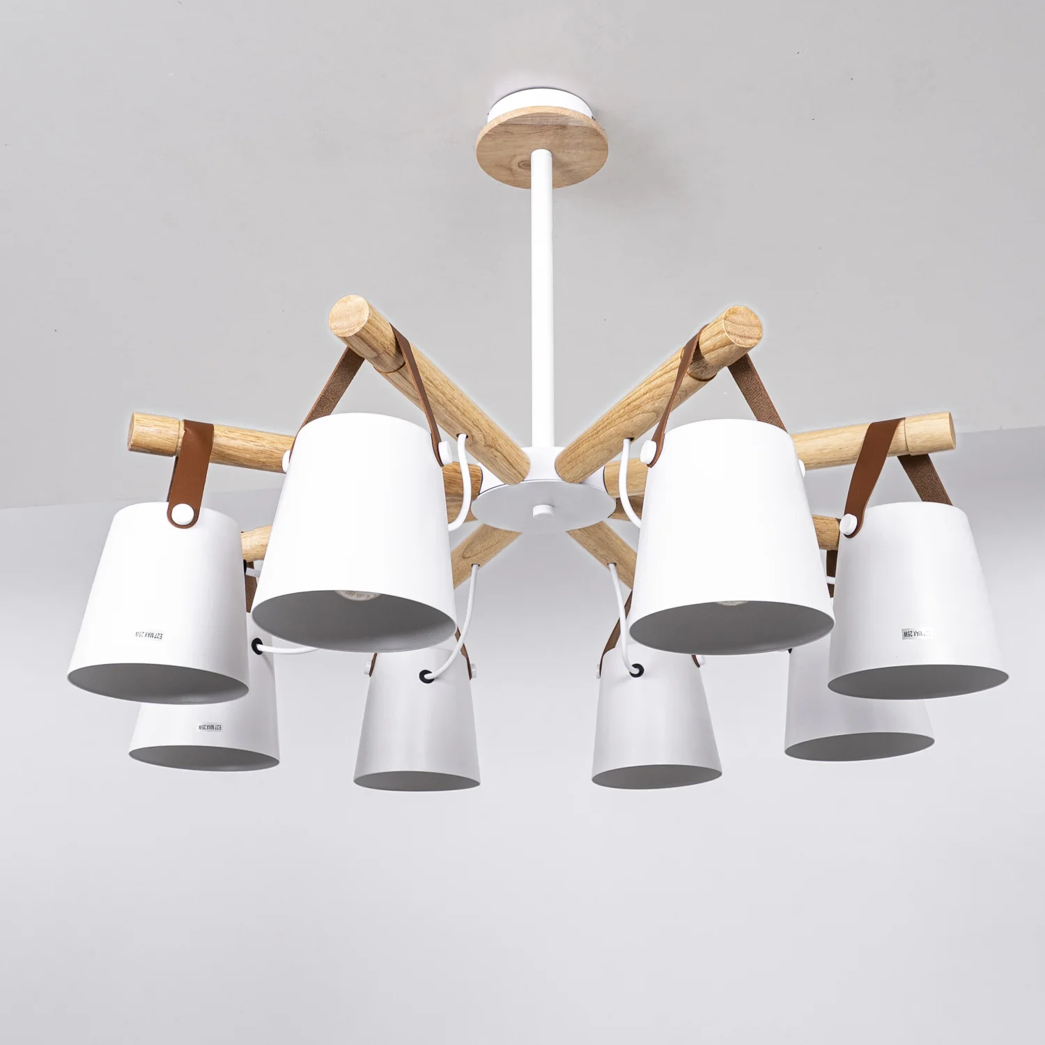 Люстра на штанге NATURA C8 white - миниатюра 9