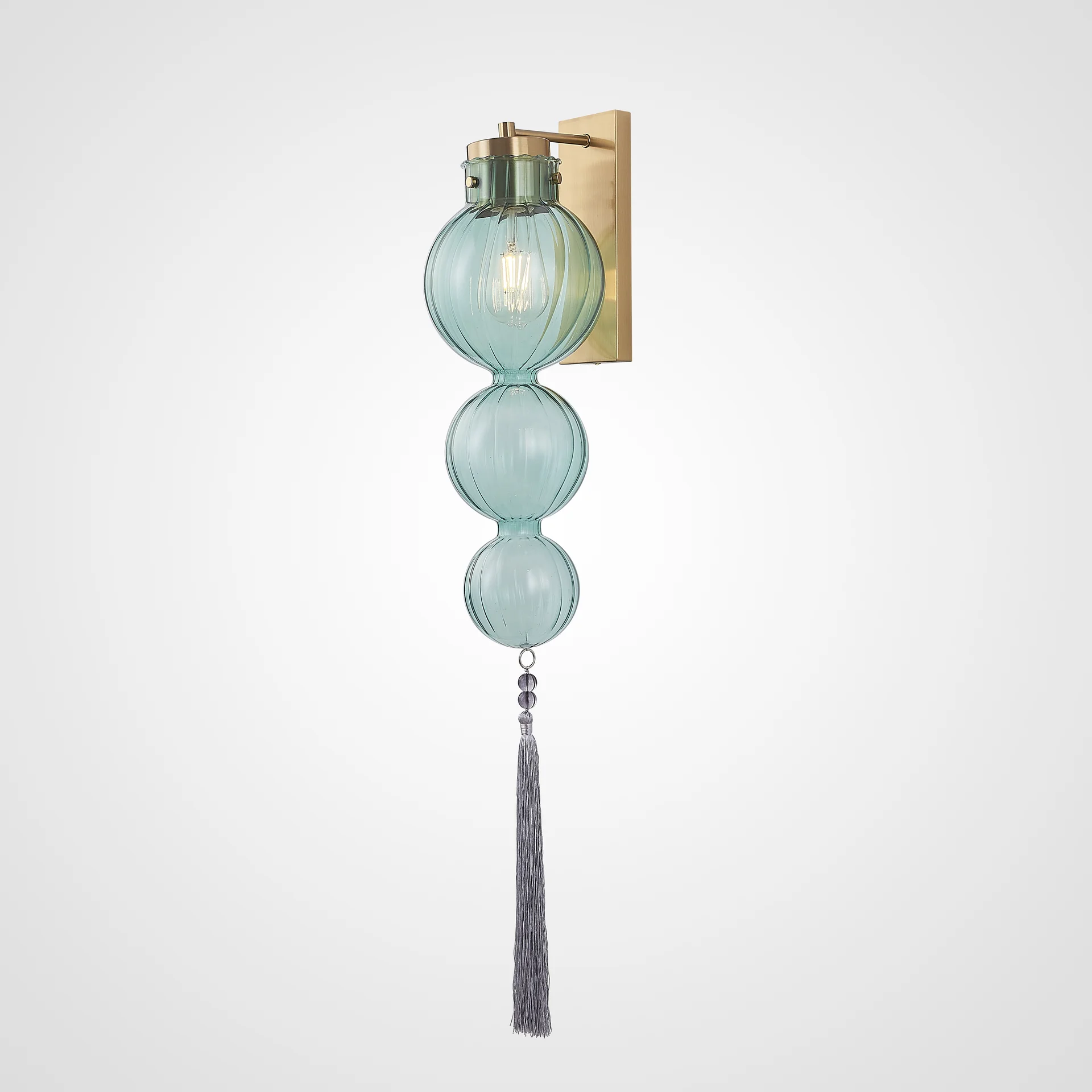 Бра Heathfield Lighting - Medina Wall brass/blue - изображение 1