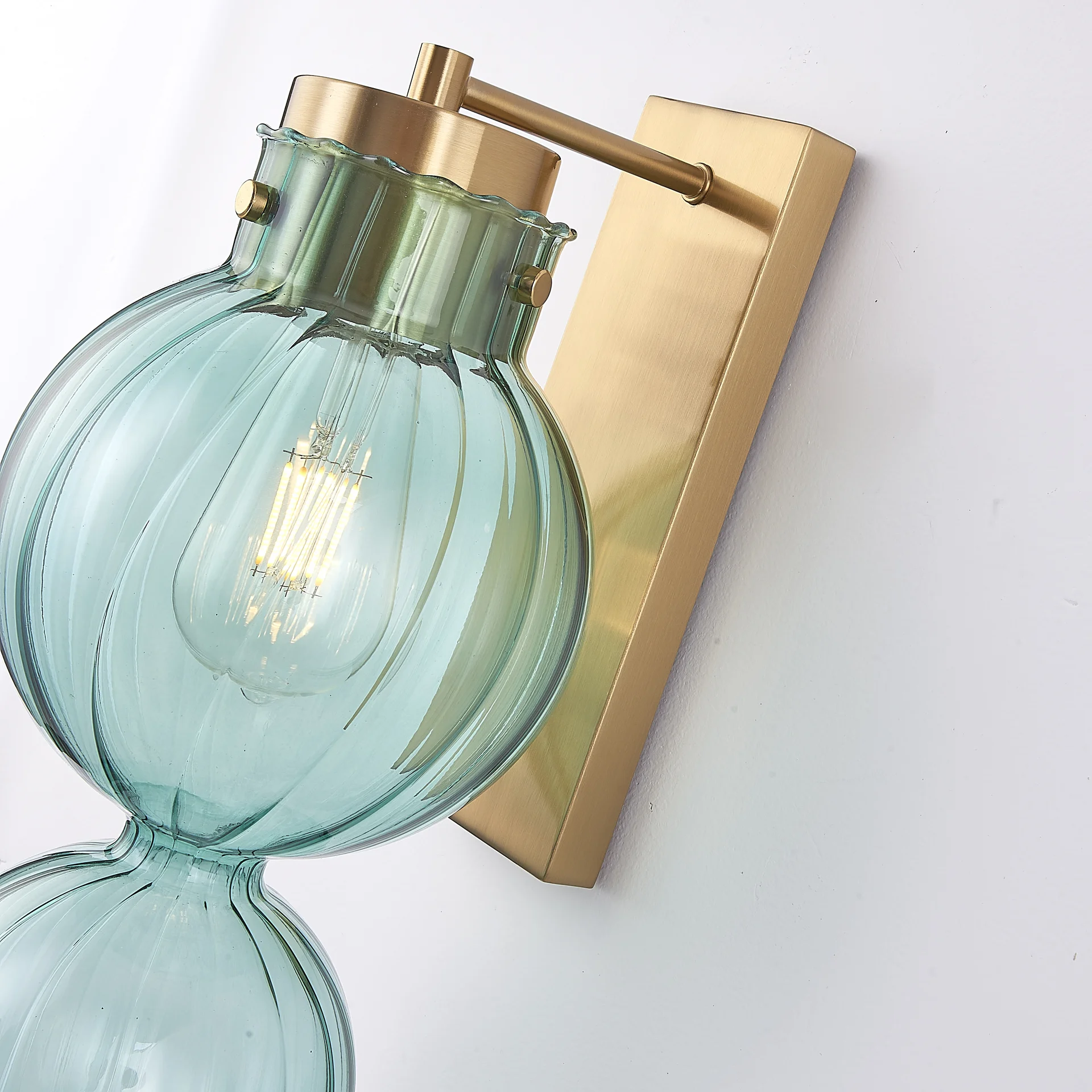 Бра Heathfield Lighting - Medina Wall brass/blue - миниатюра 3