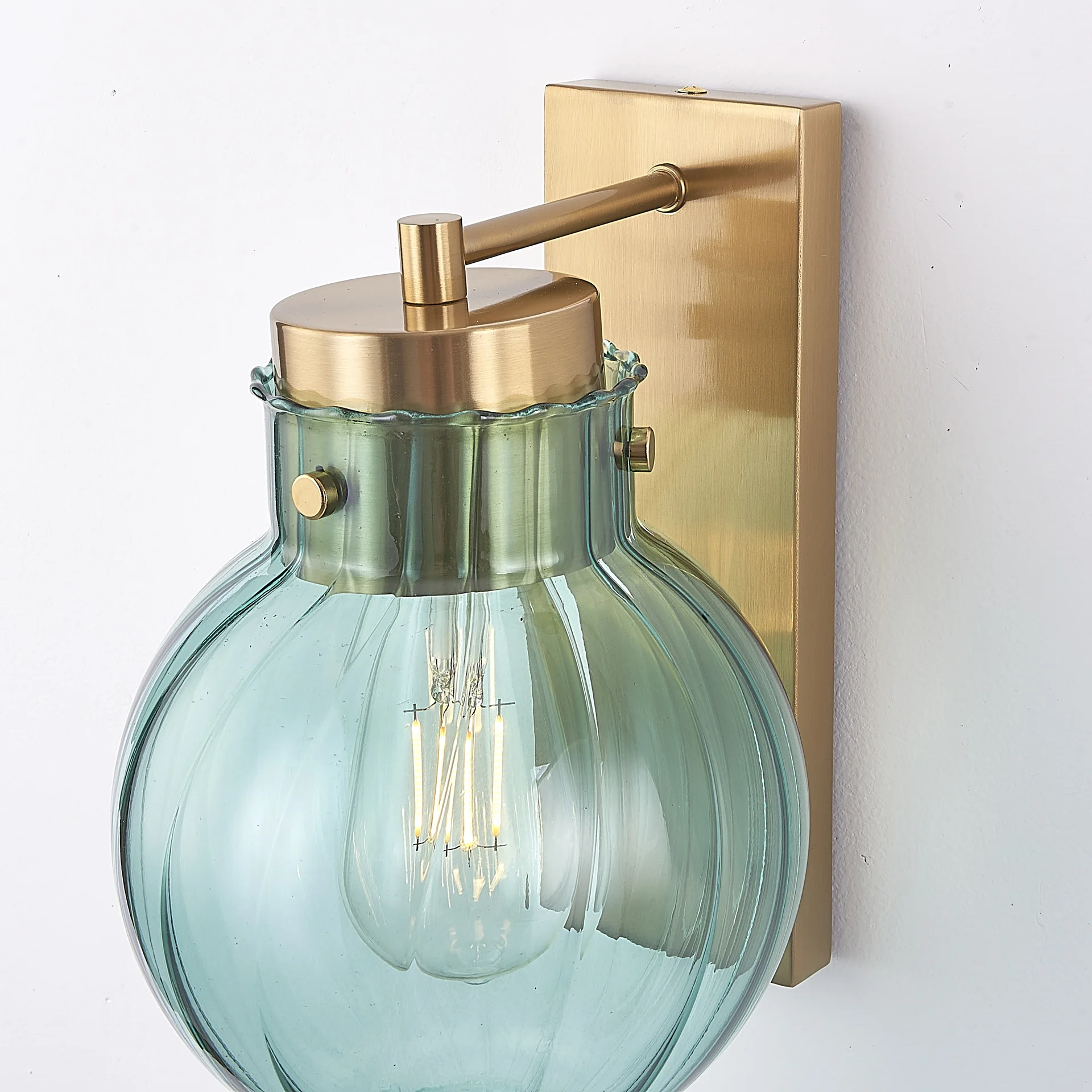 Бра Heathfield Lighting - Medina Wall brass/blue - миниатюра 4