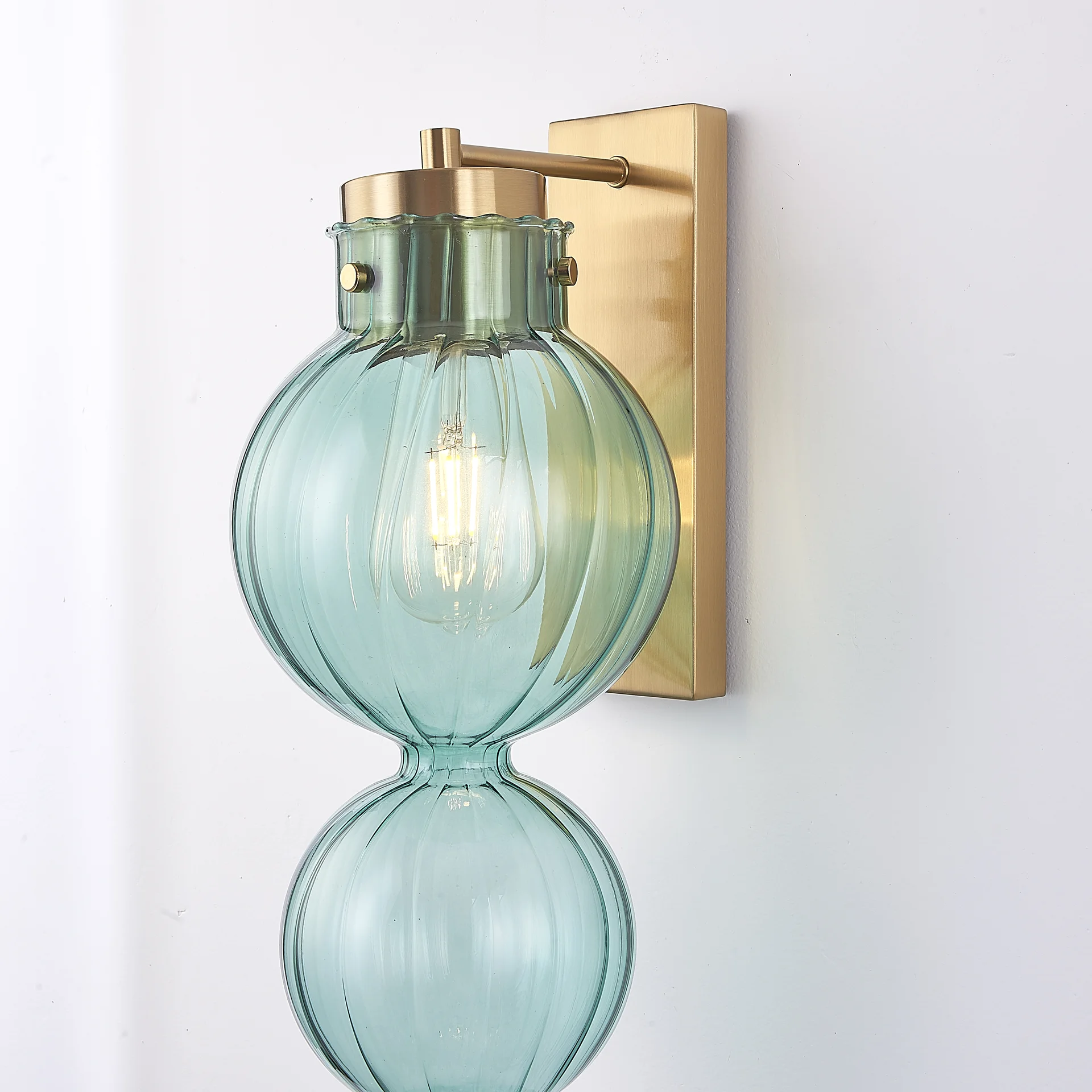 Бра Heathfield Lighting - Medina Wall brass/blue - миниатюра 5