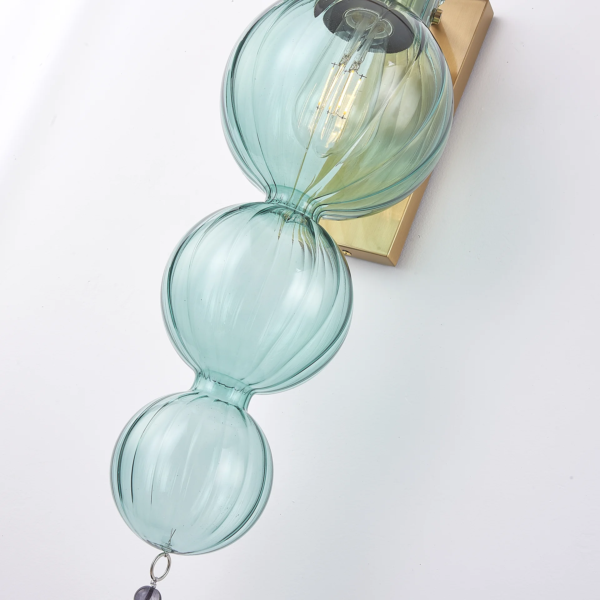 Бра Heathfield Lighting - Medina Wall brass/blue - миниатюра 6