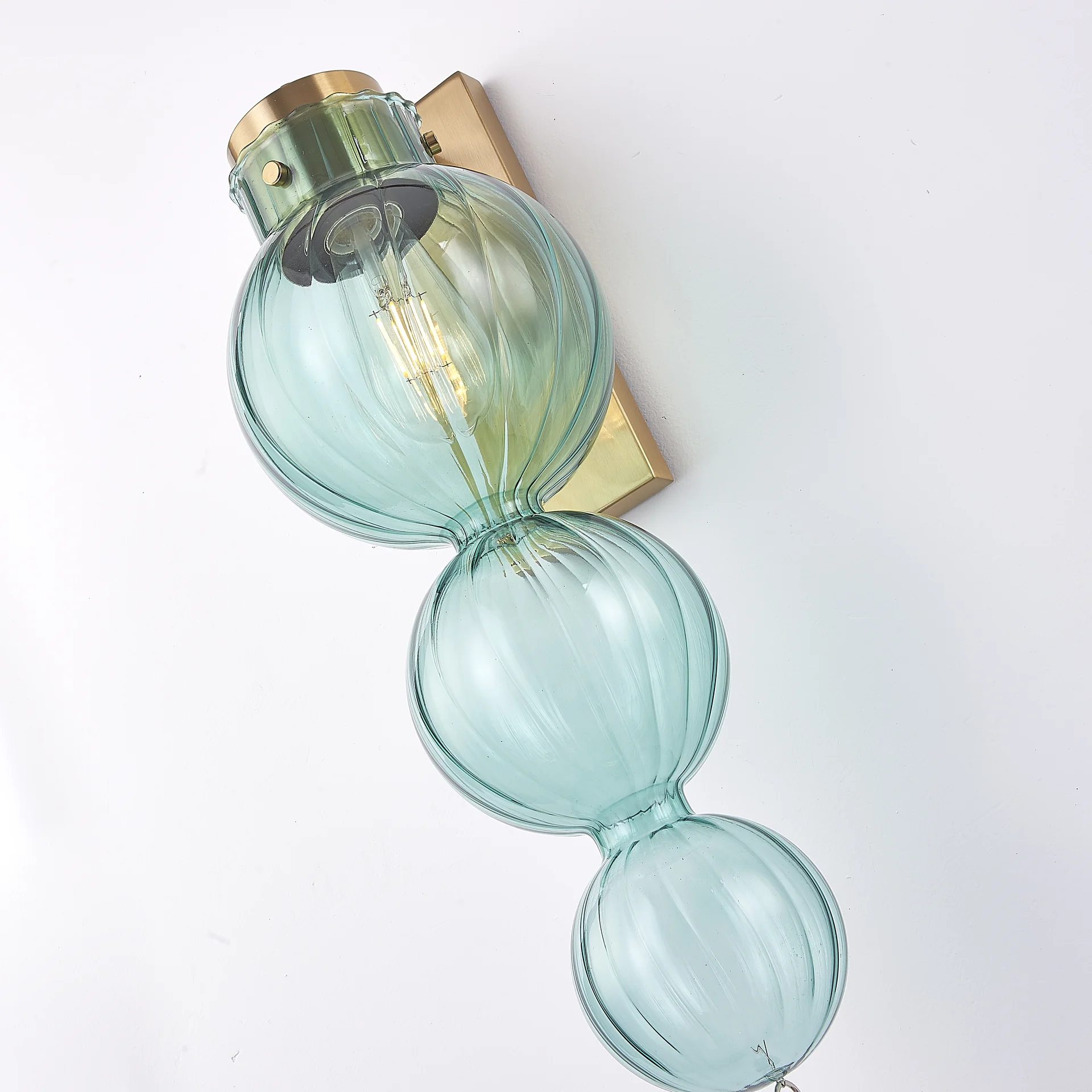 Бра Heathfield Lighting - Medina Wall brass/blue - миниатюра 8