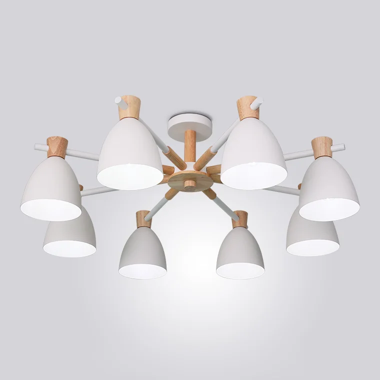 Потолочная люстра FOLKE 8 White - миниатюра 2