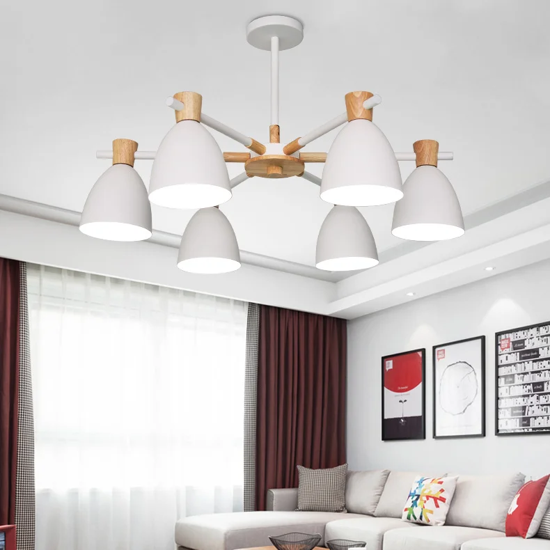 Потолочная люстра FOLKE 8 White - миниатюра 3