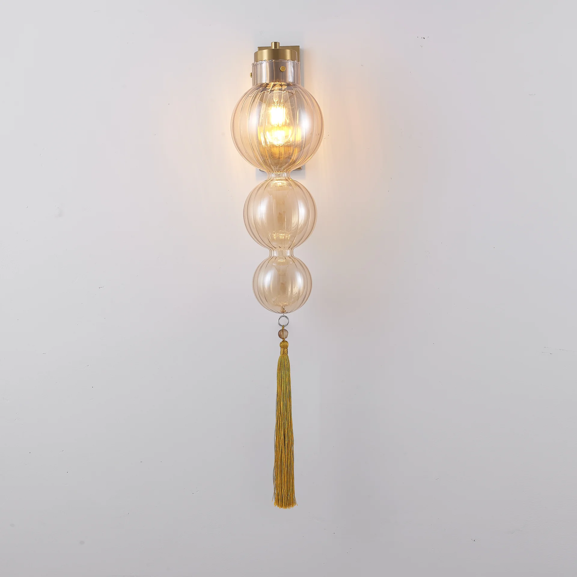 Бра Heathfield Lighting - Medina Wall brass/amber - миниатюра 2