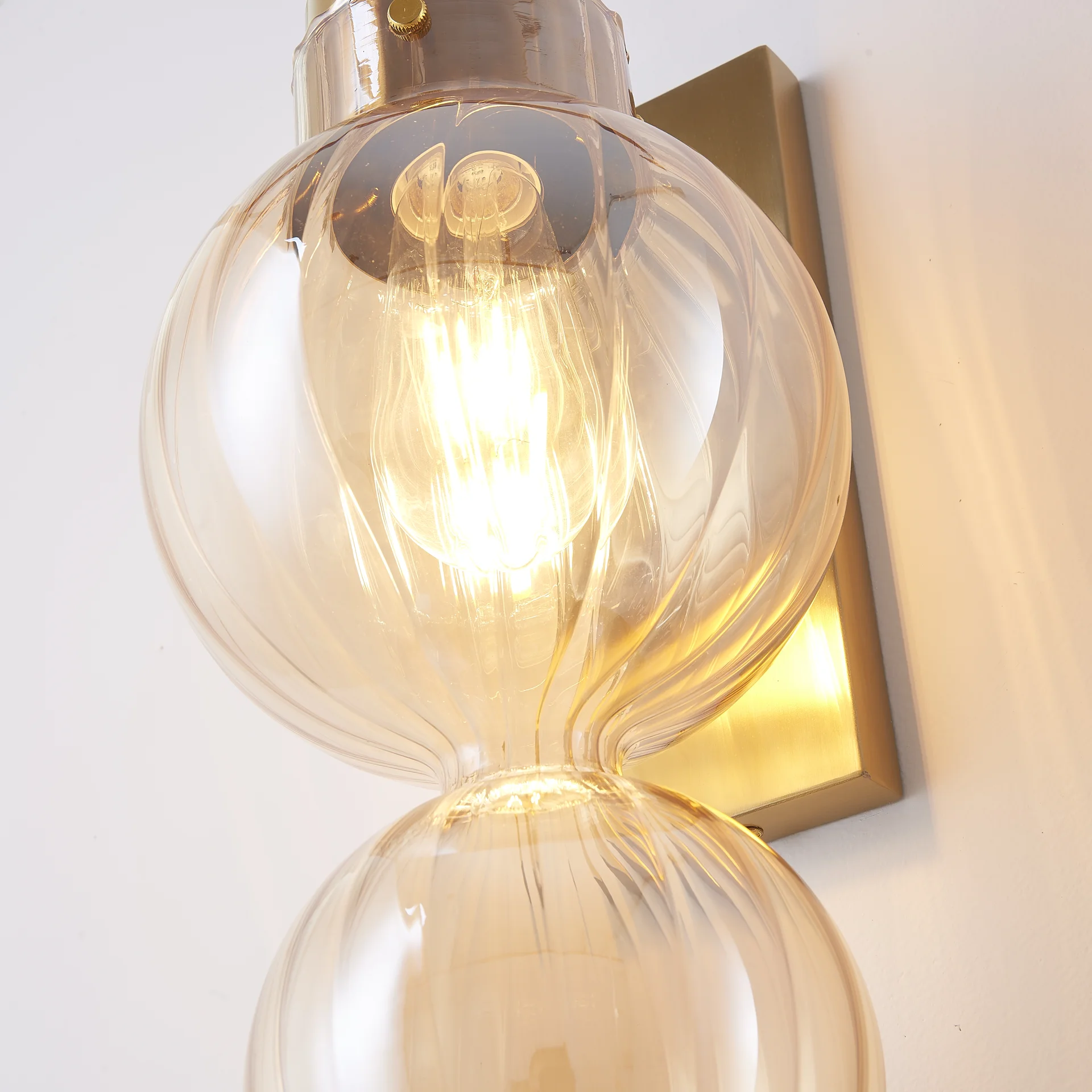 Бра Heathfield Lighting - Medina Wall brass/amber - миниатюра 4