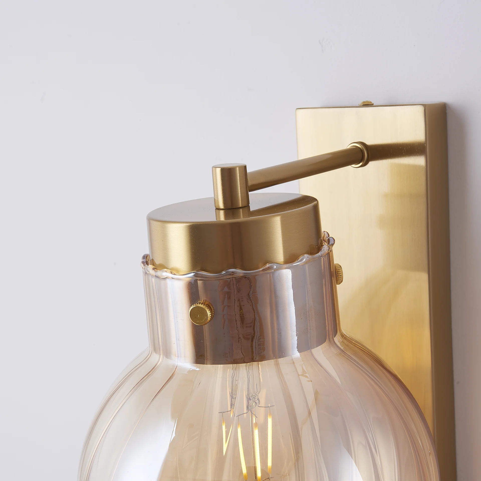 Бра Heathfield Lighting - Medina Wall brass/amber - миниатюра 6