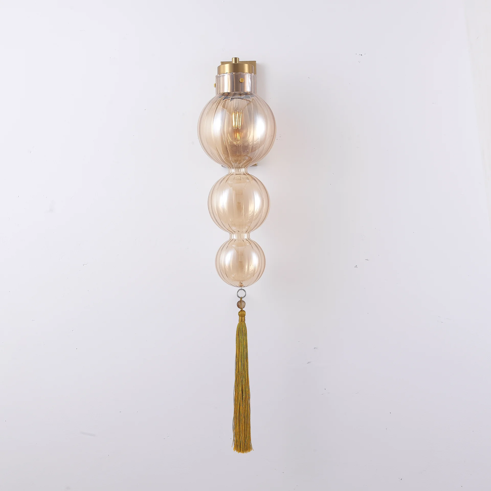 Бра Heathfield Lighting - Medina Wall brass/amber - миниатюра 9