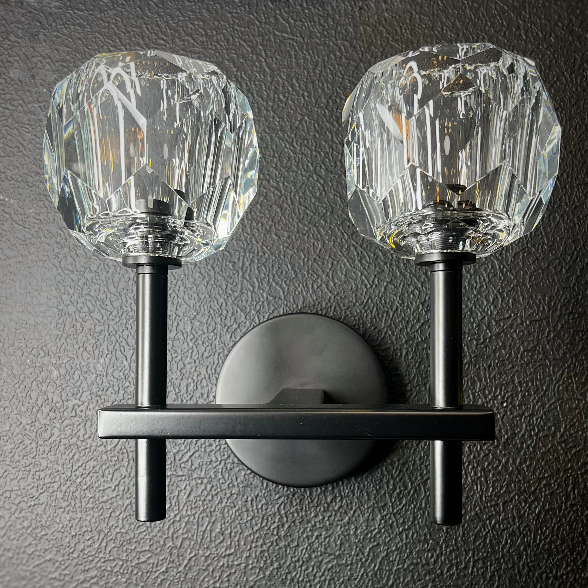 Бра Boule de Cristal Double Sconce Brass Черный - миниатюра 16