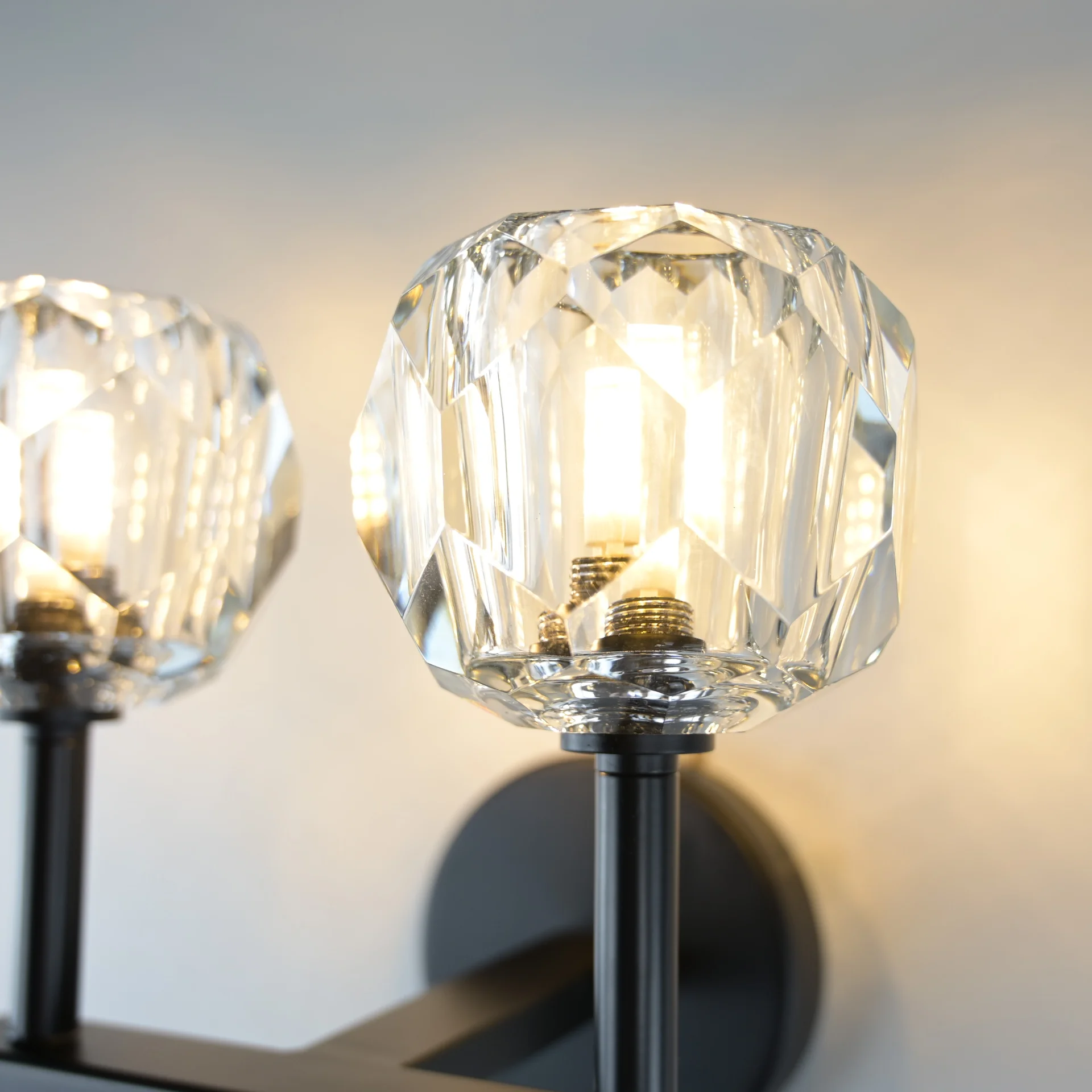 Бра Boule de Cristal Double Sconce Brass Черный - миниатюра 2