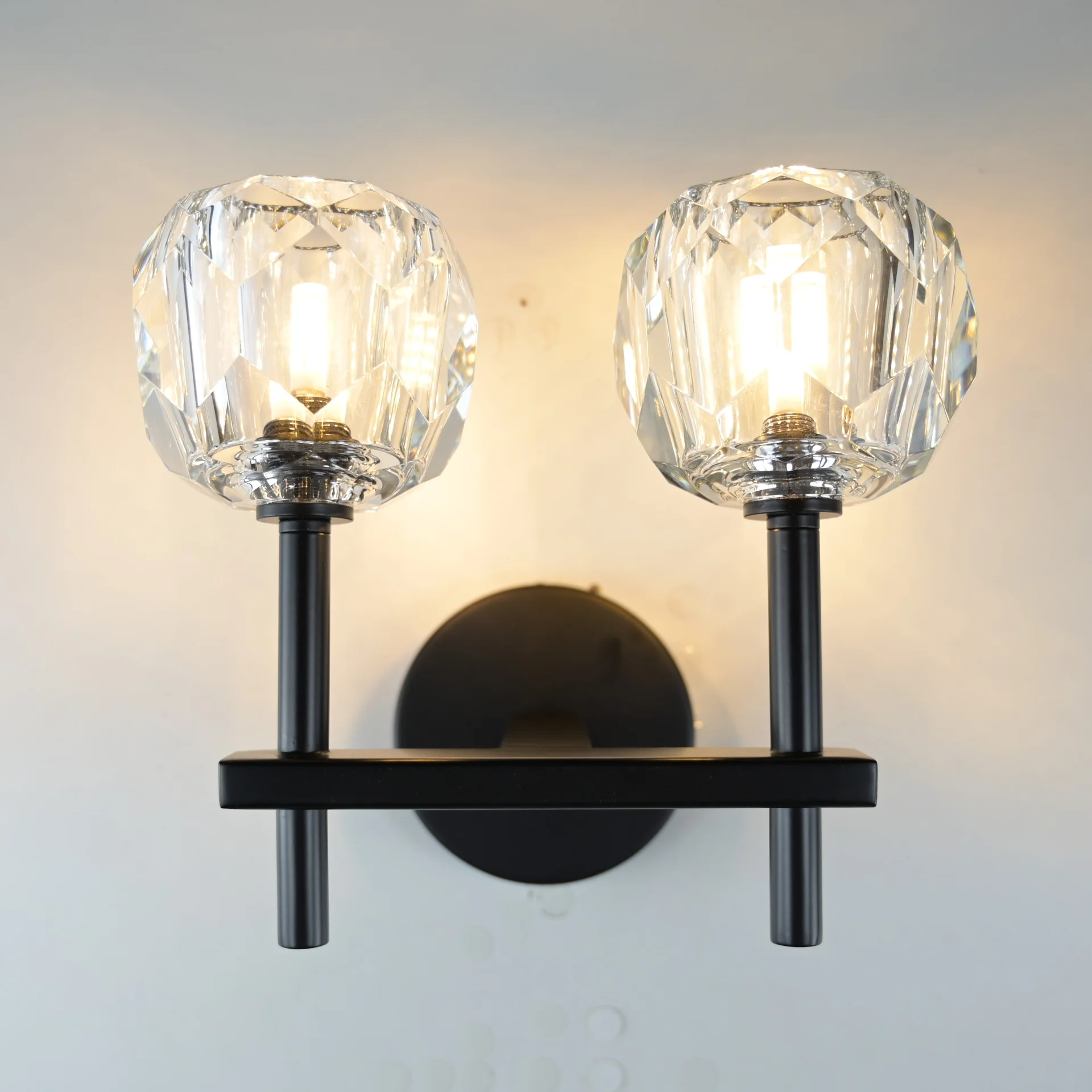 Бра Boule de Cristal Double Sconce Brass Черный - миниатюра 3