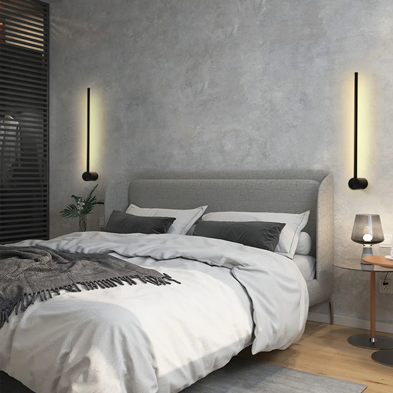 Настенный светильник Wall LINES L120 Black - миниатюра 2