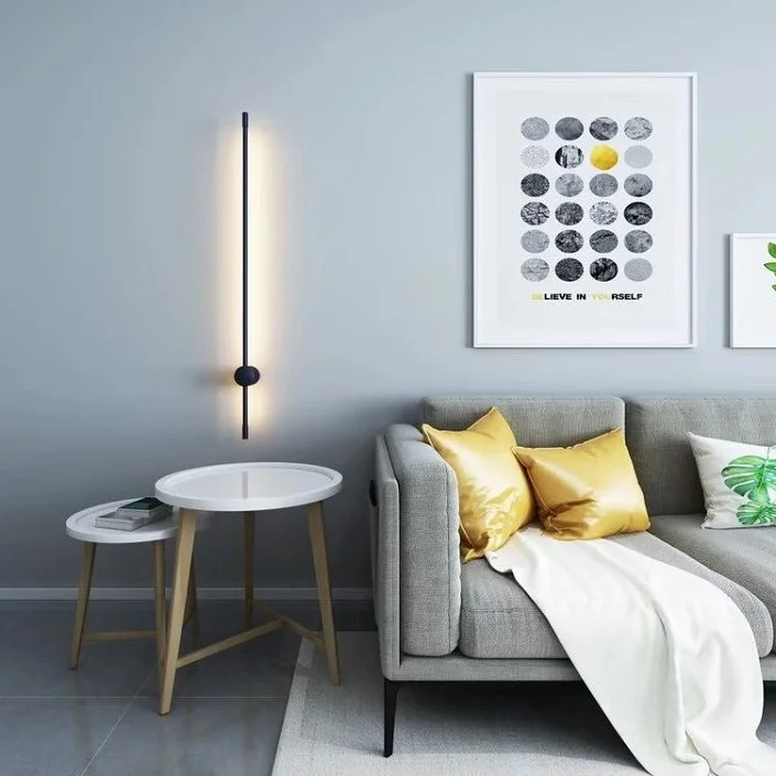 Настенный светильник Wall LINES L120 Black - миниатюра 7