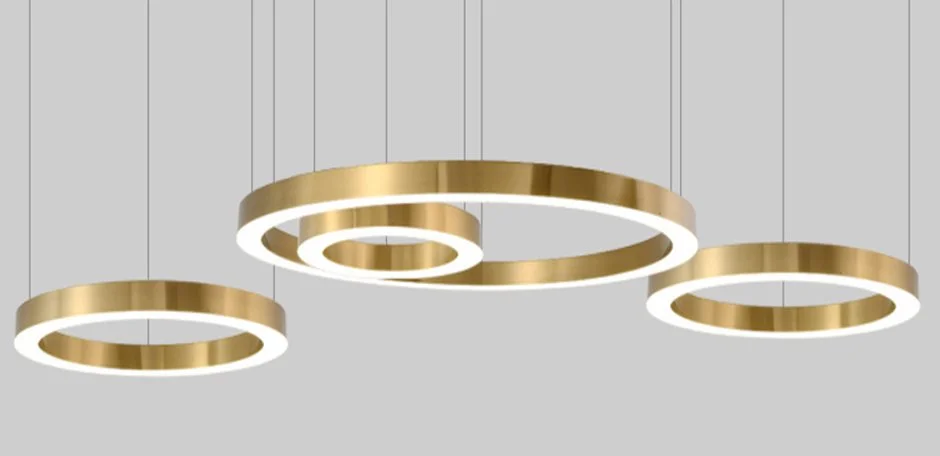 Люстра Light Ring Horizontal D60 Золото - миниатюра 4