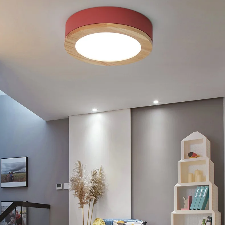 Потолочный светильник WUDDA D30 Розовый - миниатюра 3