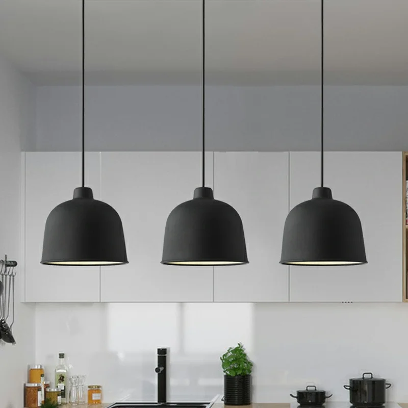 Люстра Grain Pendant Lamp White - миниатюра 9