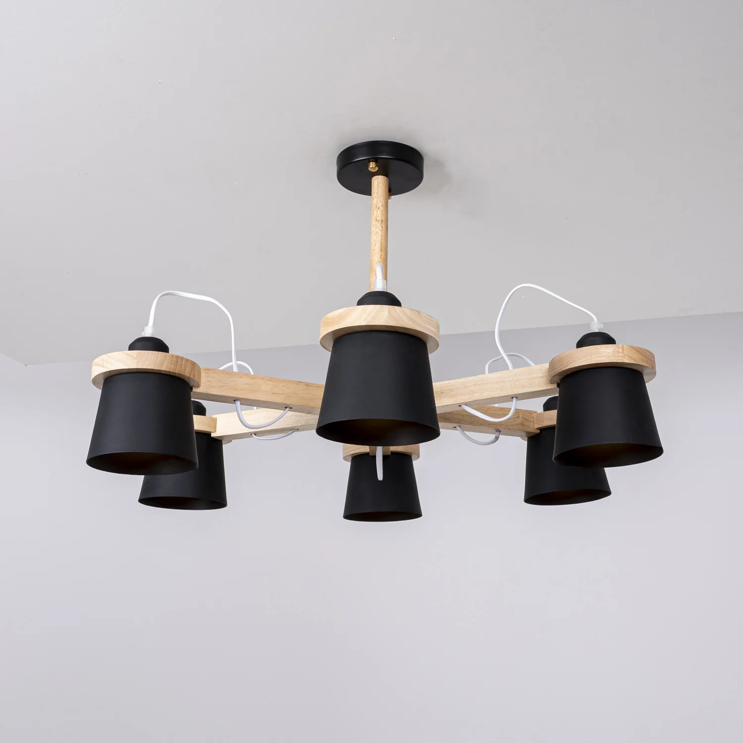 Люстра на штанге NATURA B6 Black - миниатюра 13