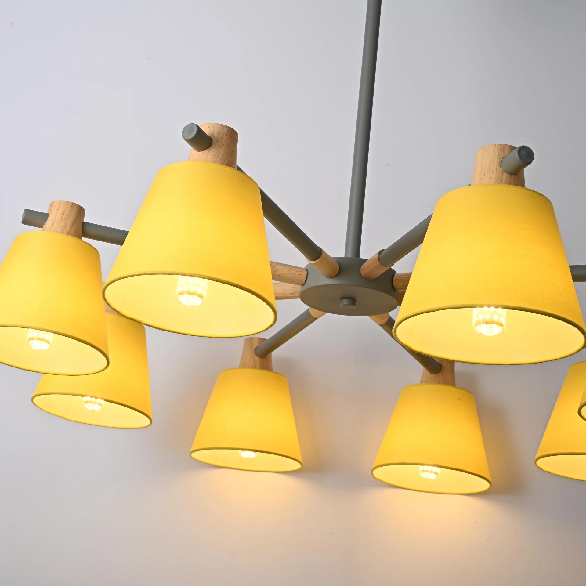 Люстра на штанге NATURA A YELLOW 8 - миниатюра 7