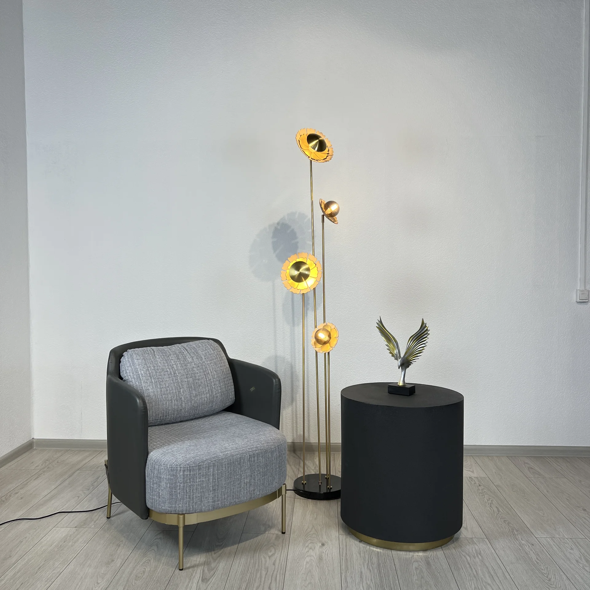 Торшер CAMELLIA FL Латунь - миниатюра 17