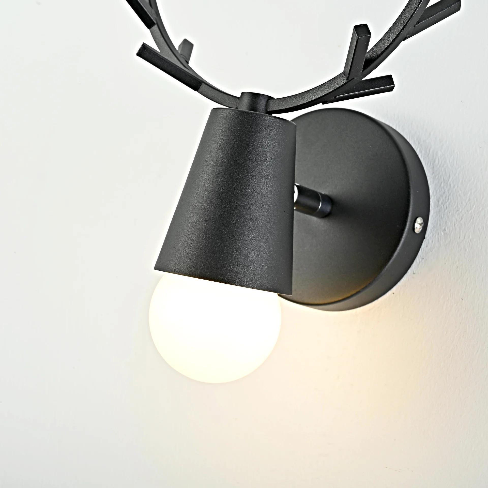 Бра с рожками DEER A Black - миниатюра 10