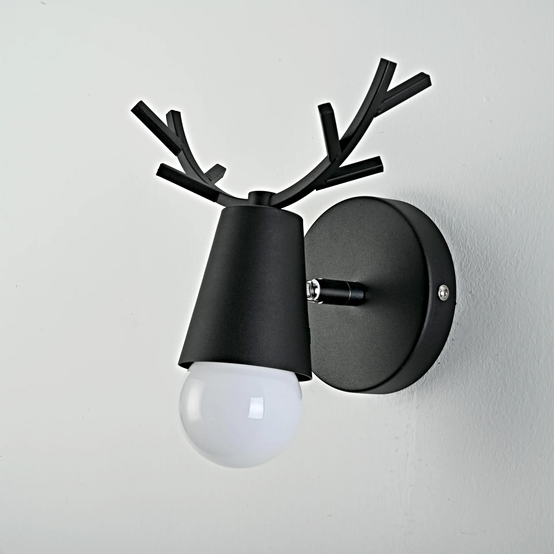 Бра с рожками DEER A Black - миниатюра 6