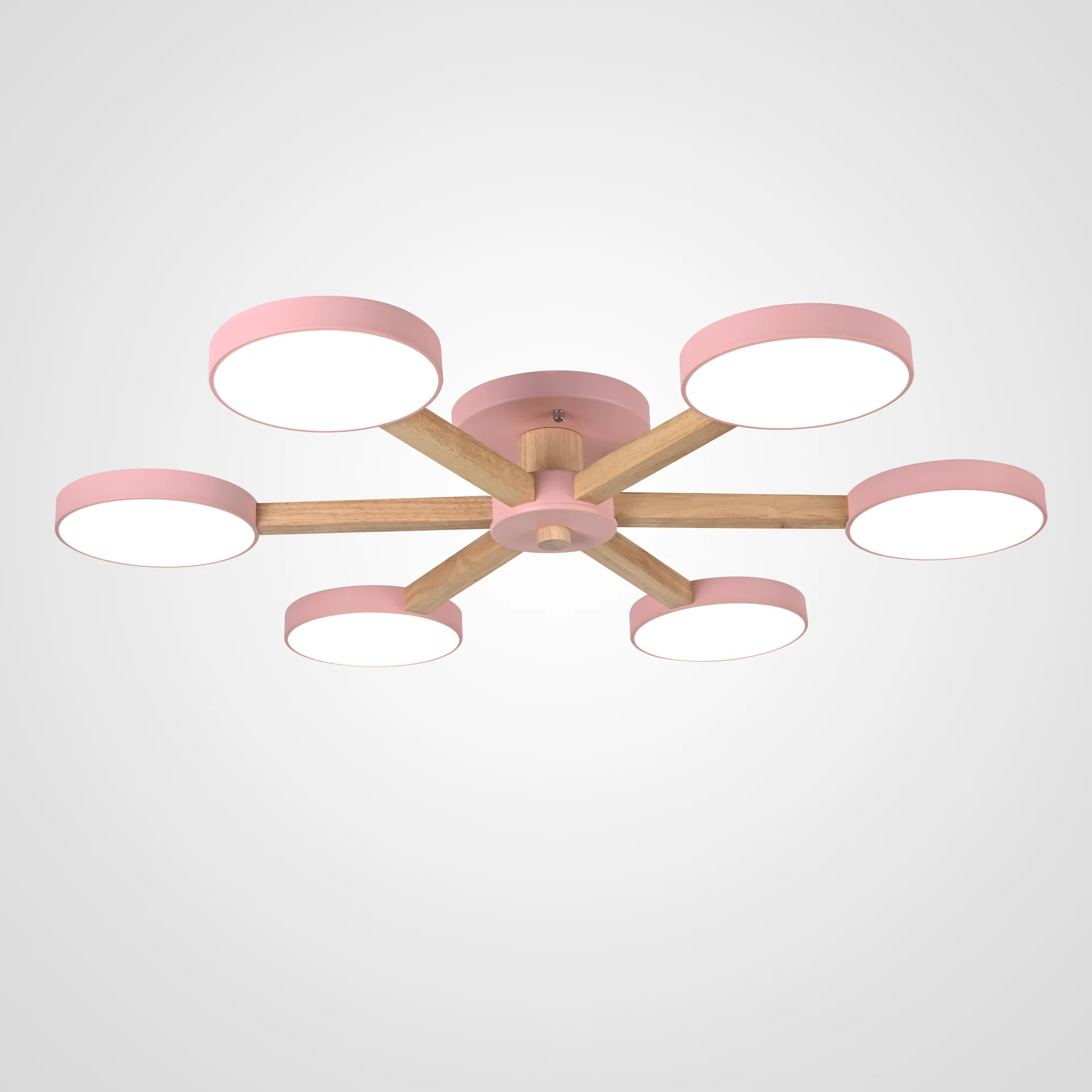 Потолочная люстра TURNA 6 Pink - изображение 1