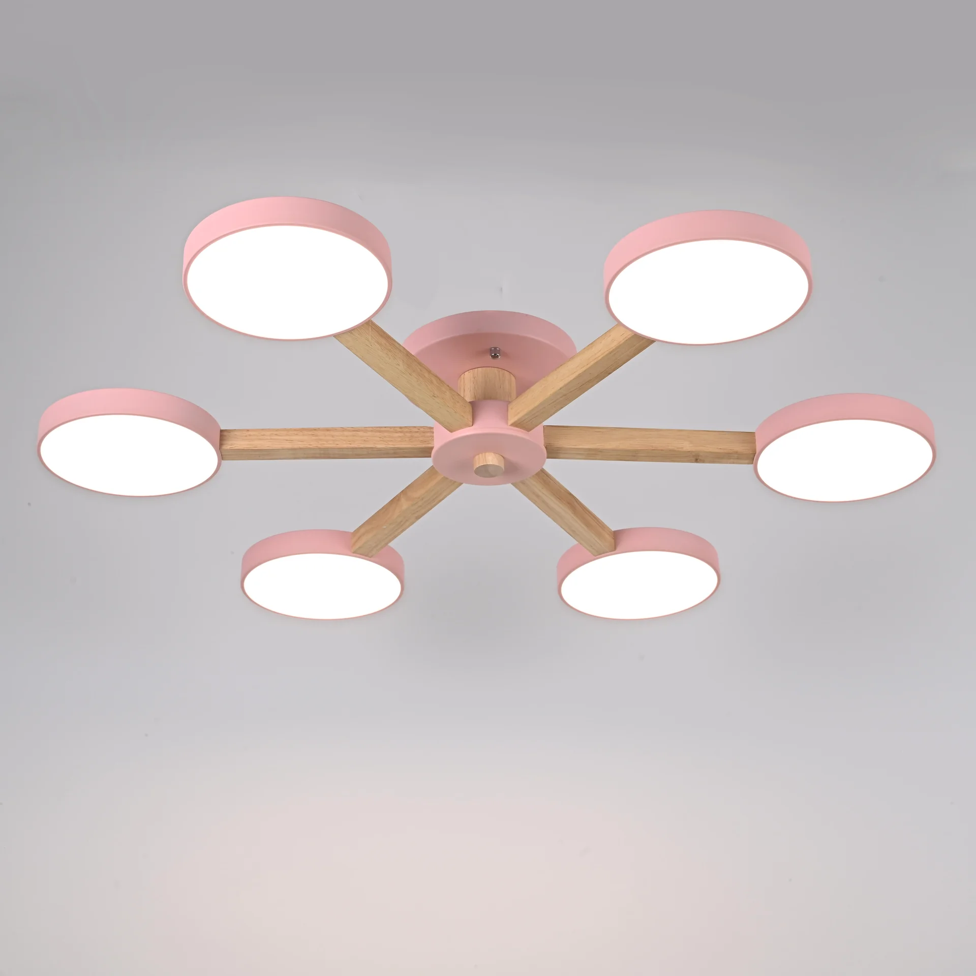 Потолочная люстра TURNA 6 Pink - миниатюра 2