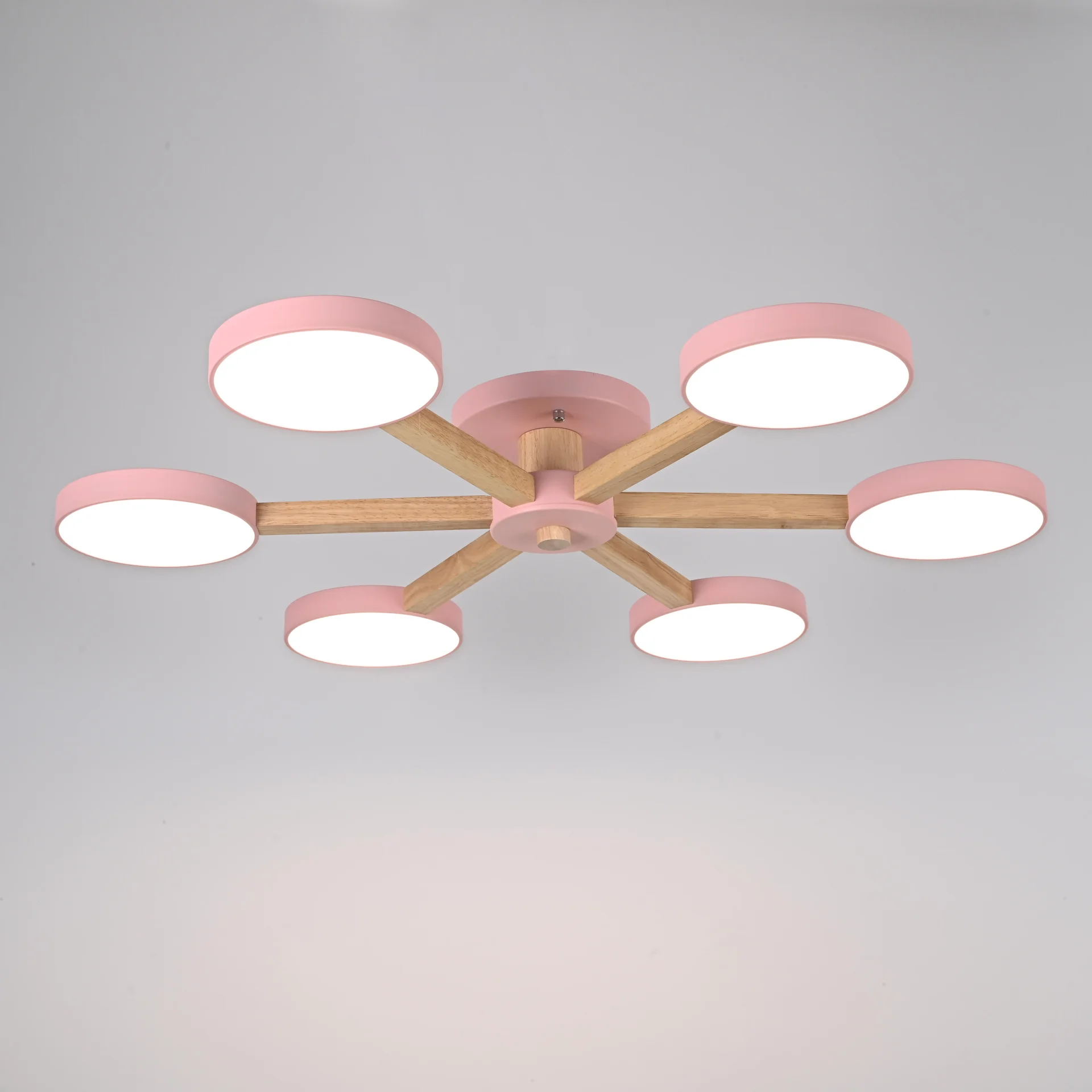 Потолочная люстра TURNA 6 Pink - миниатюра 3