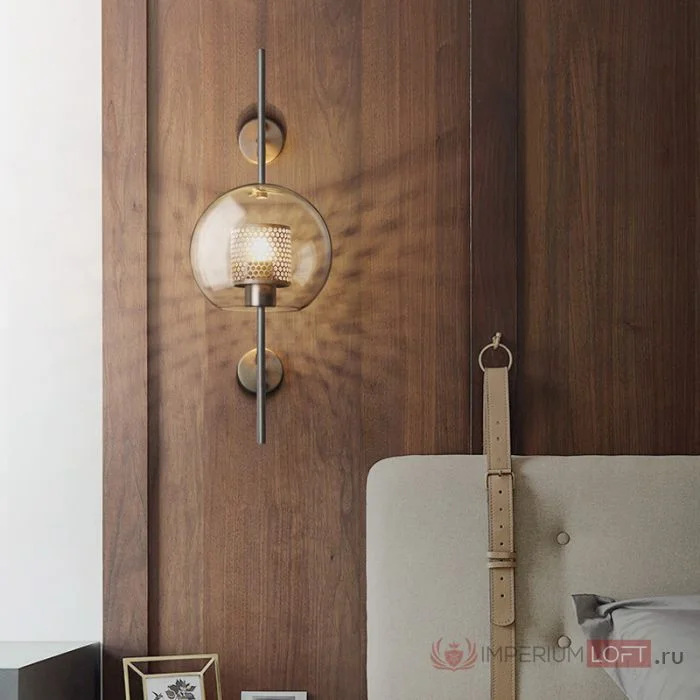 Настенный светильник CATCH WALL ball L55 brass - миниатюра 19