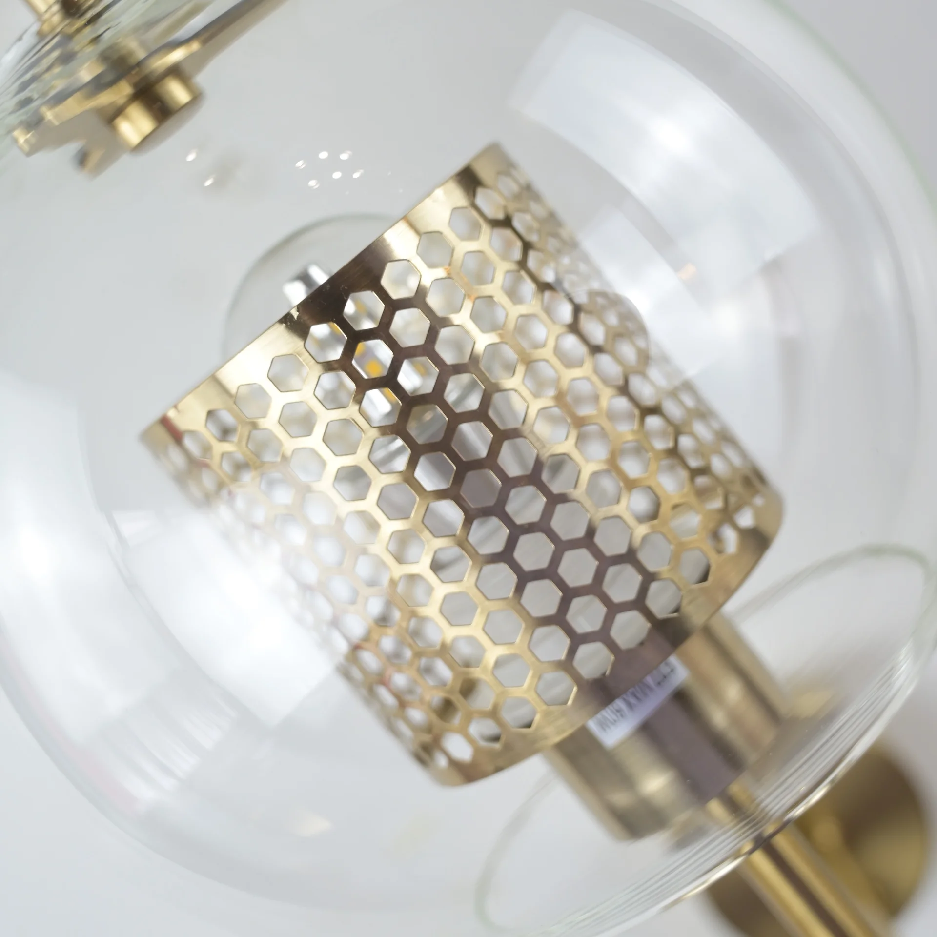 Настенный светильник CATCH WALL ball L55 brass - миниатюра 3