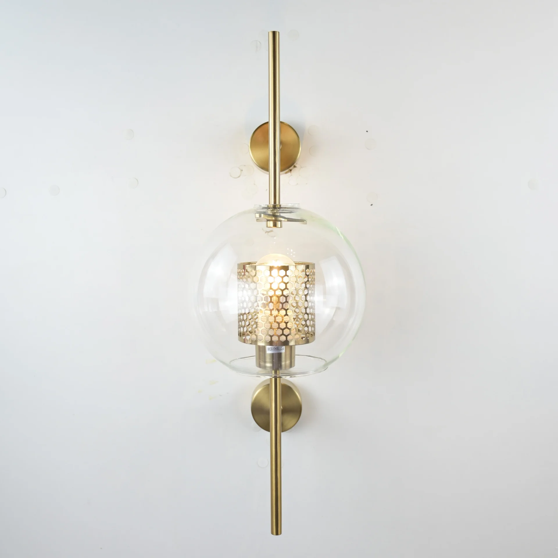 Настенный светильник CATCH WALL ball L55 brass - миниатюра 9