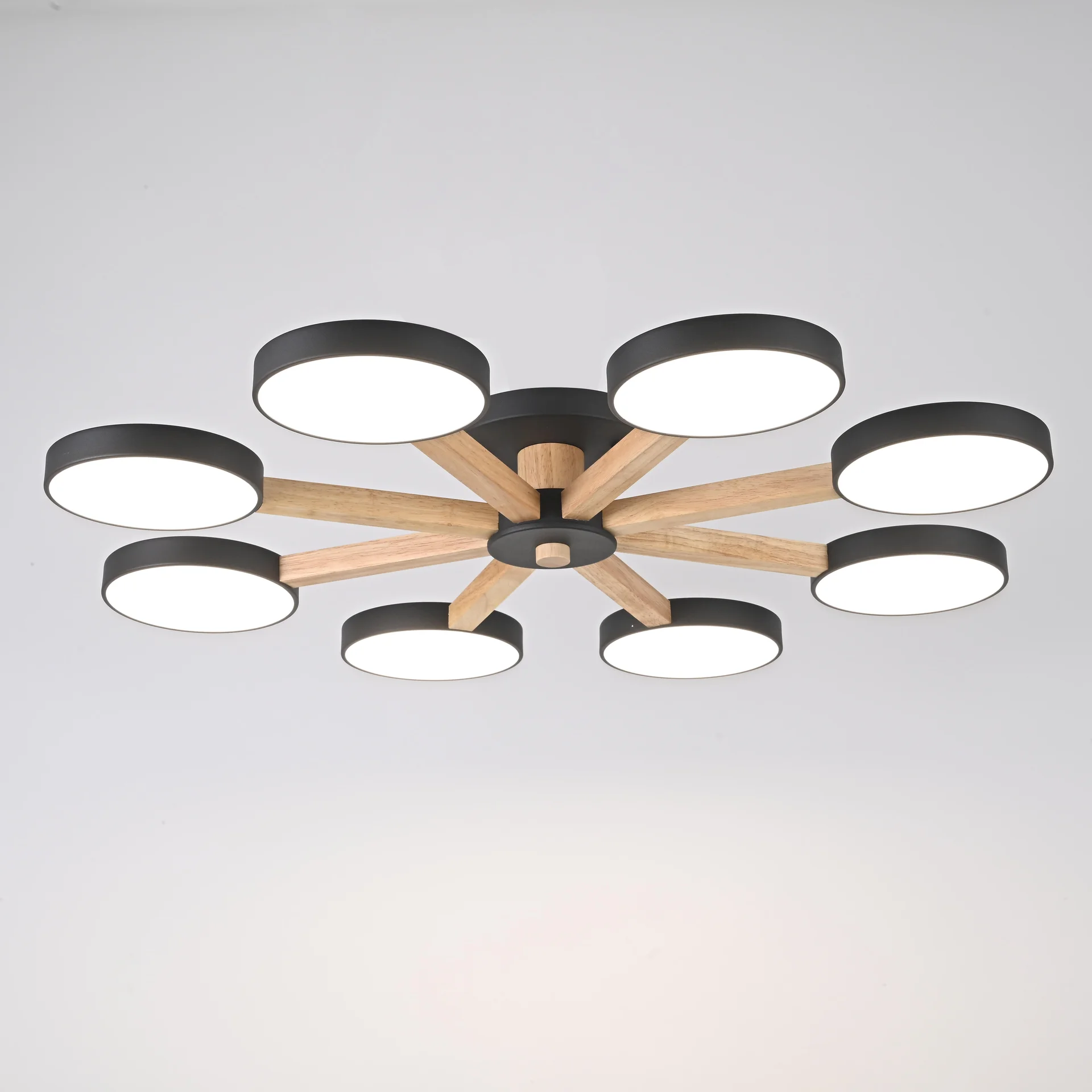 Потолочная люстра TURNA 8 Black - миниатюра 3