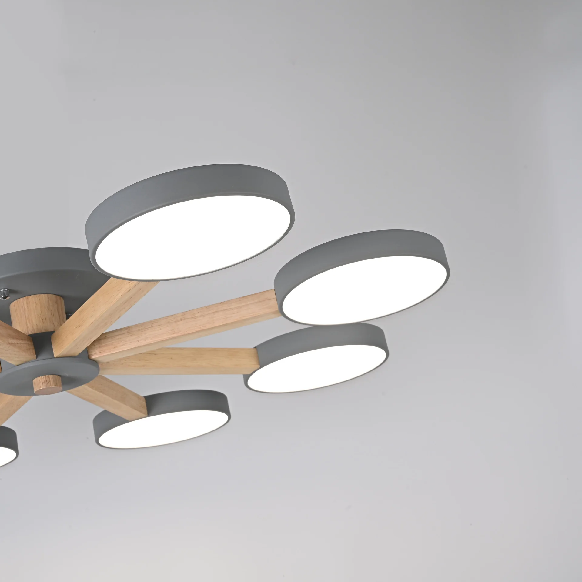 Потолочная люстра TURNA 8 Gray - миниатюра 7