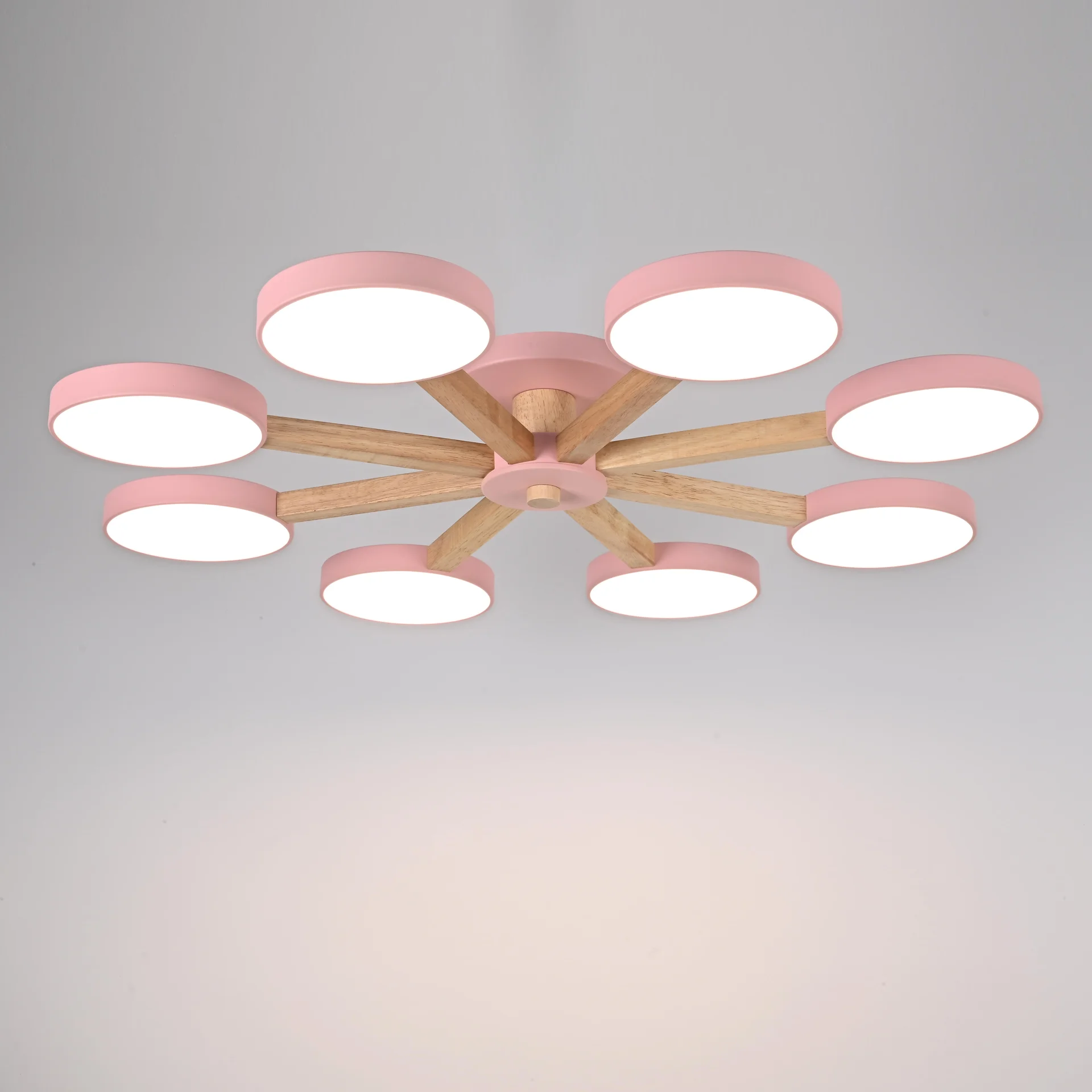 Потолочная люстра TURNA 8 Pink - миниатюра 2