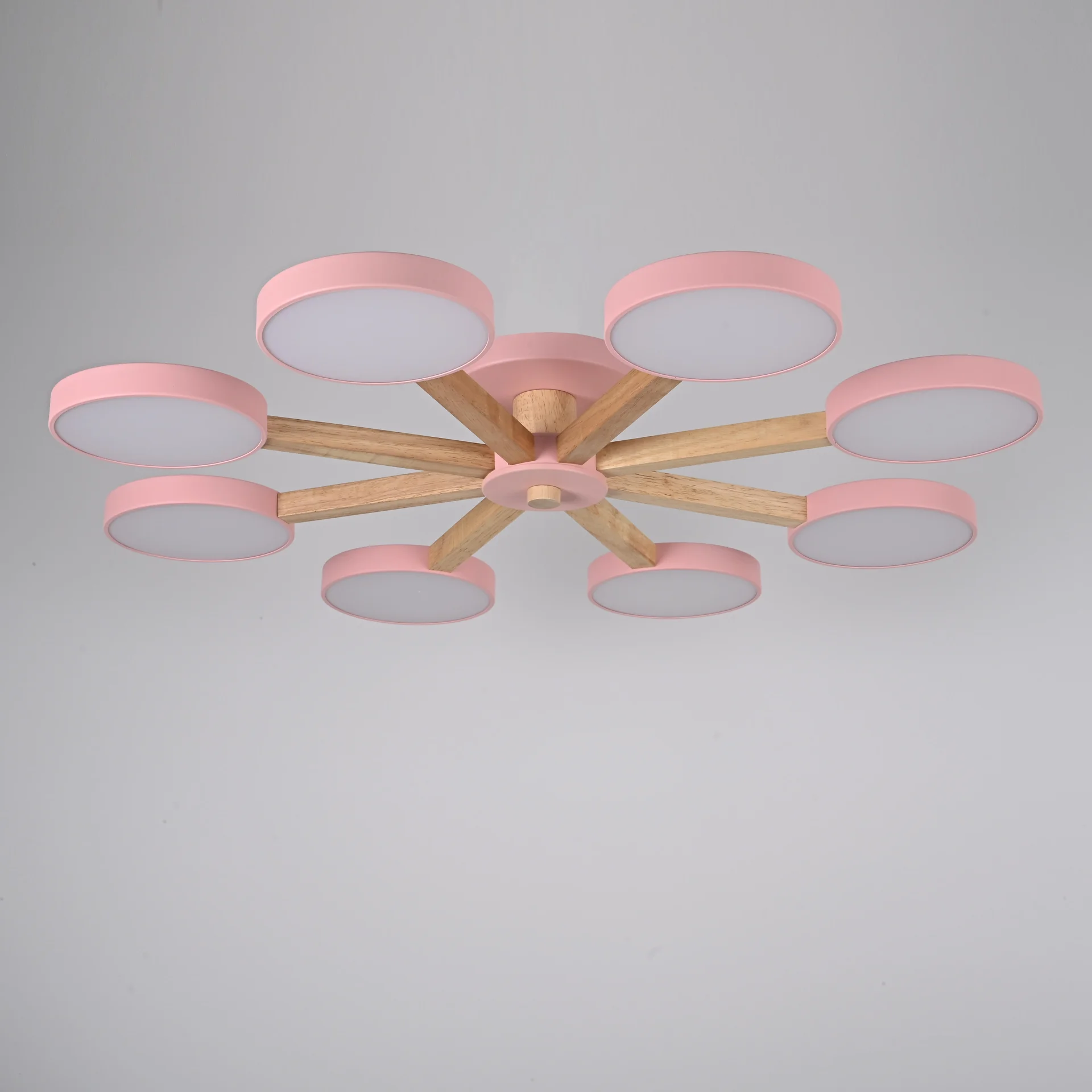 Потолочная люстра TURNA 8 Pink - миниатюра 3