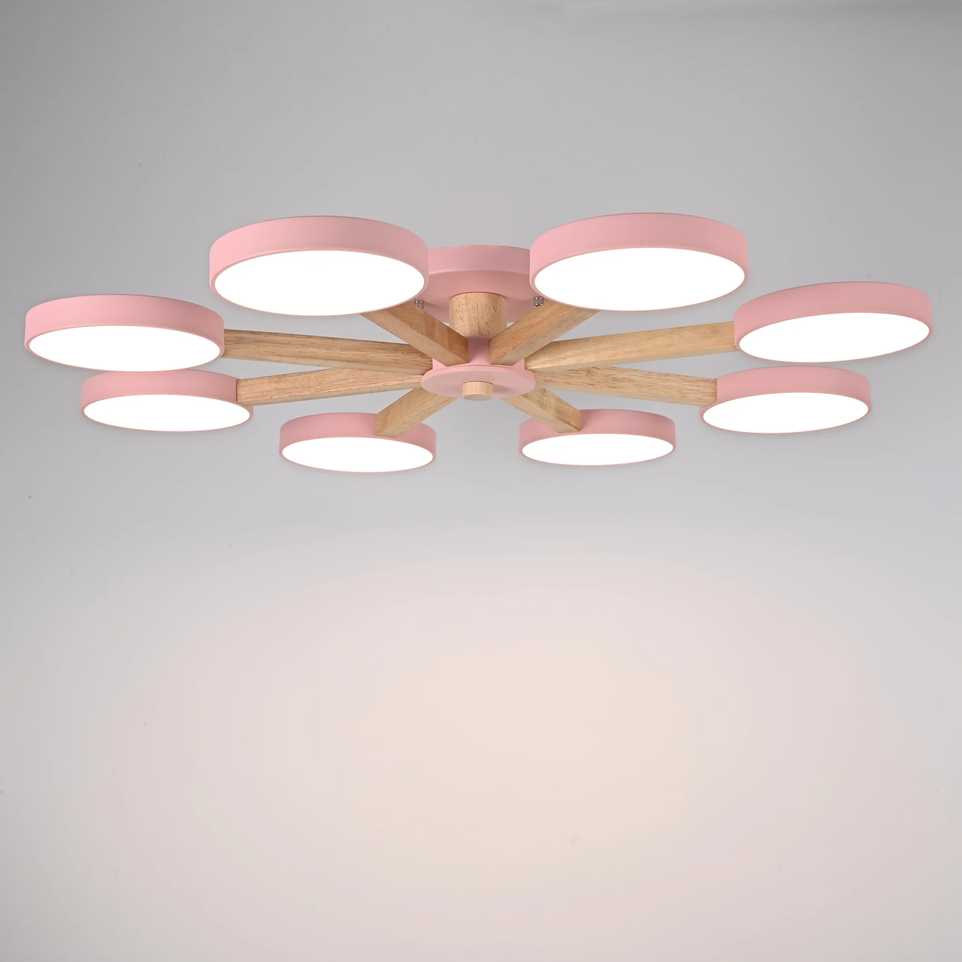 Потолочная люстра TURNA 8 Pink - миниатюра 4