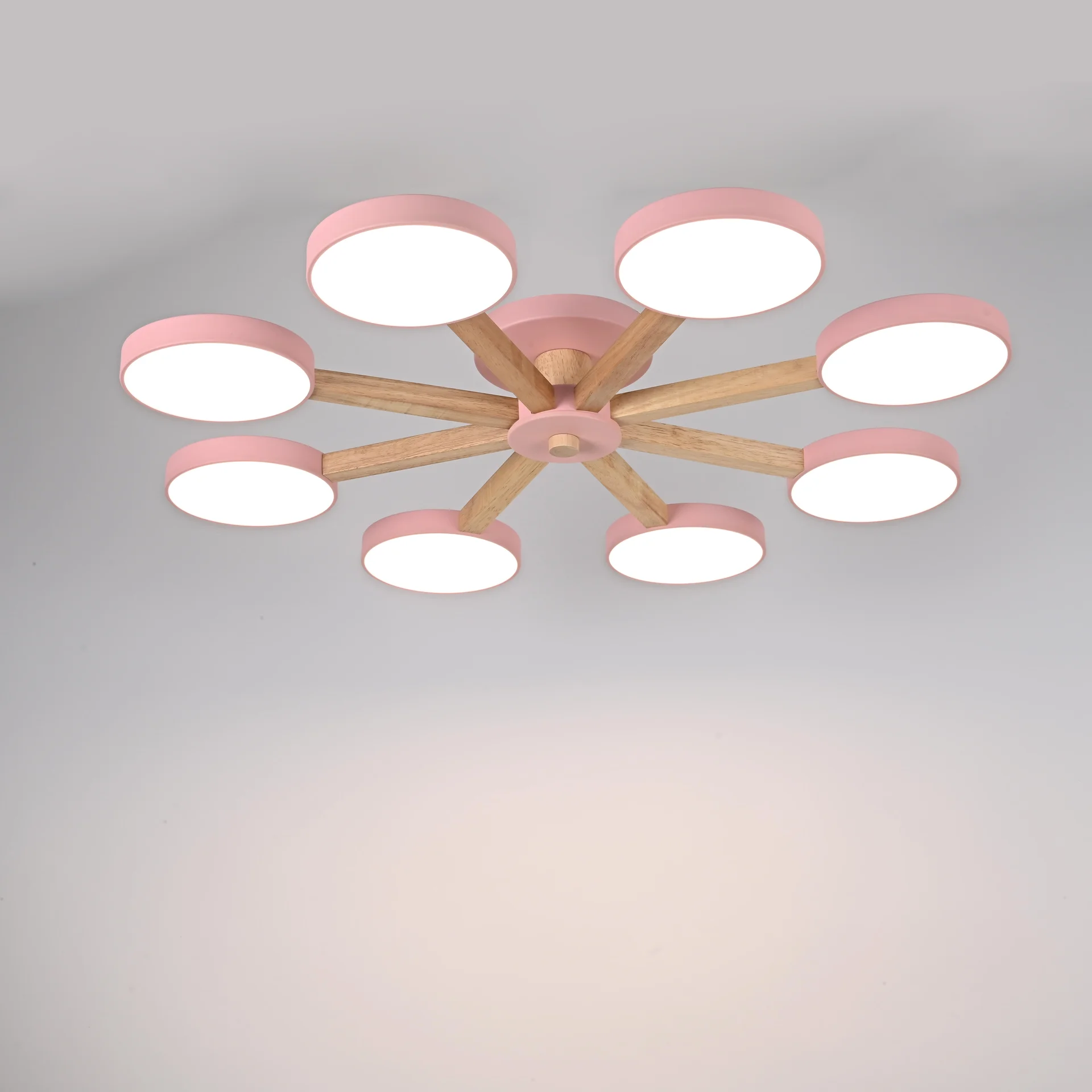 Потолочная люстра TURNA 8 Pink - миниатюра 5
