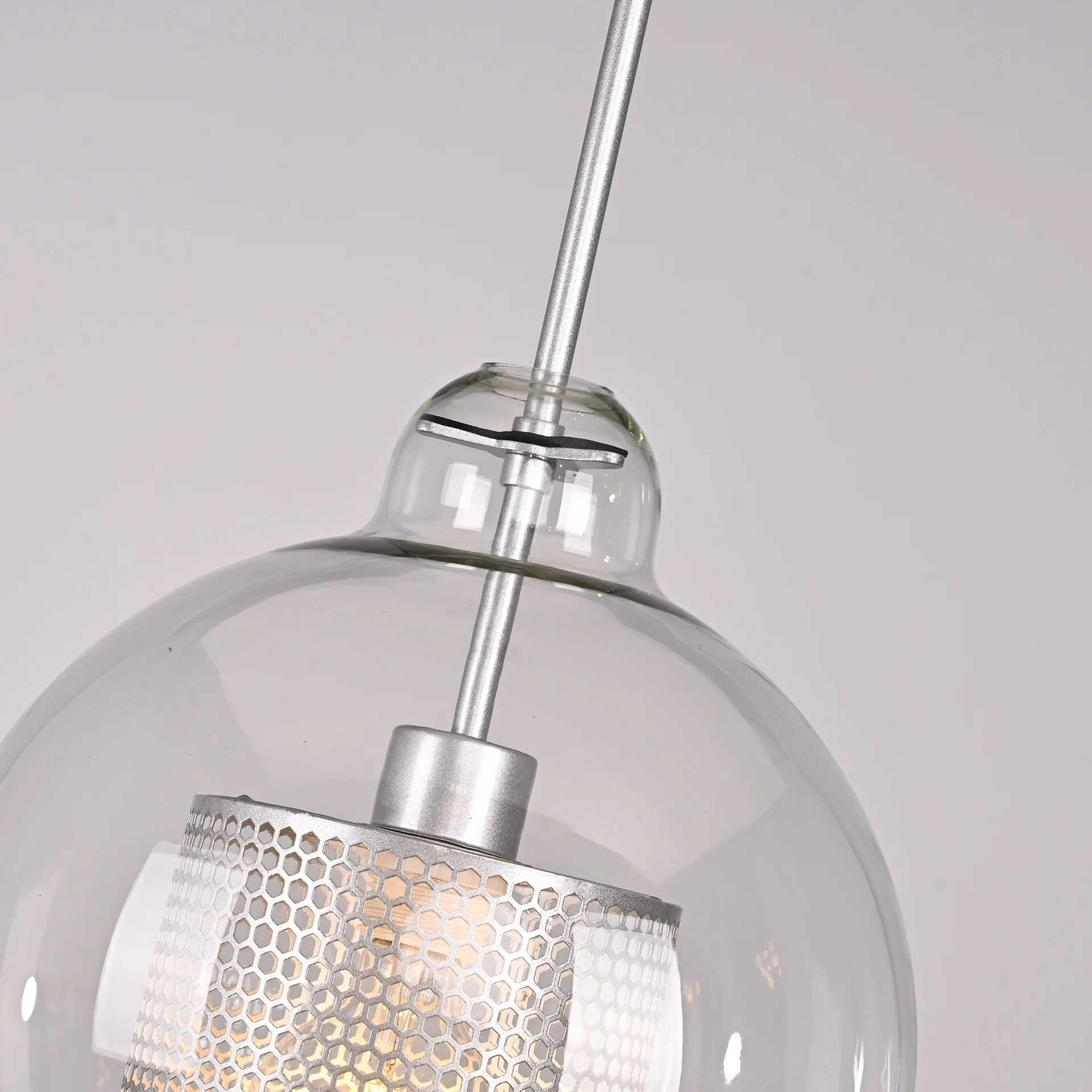 Подвесной светильник CATCH F pear silver D25 - миниатюра 3