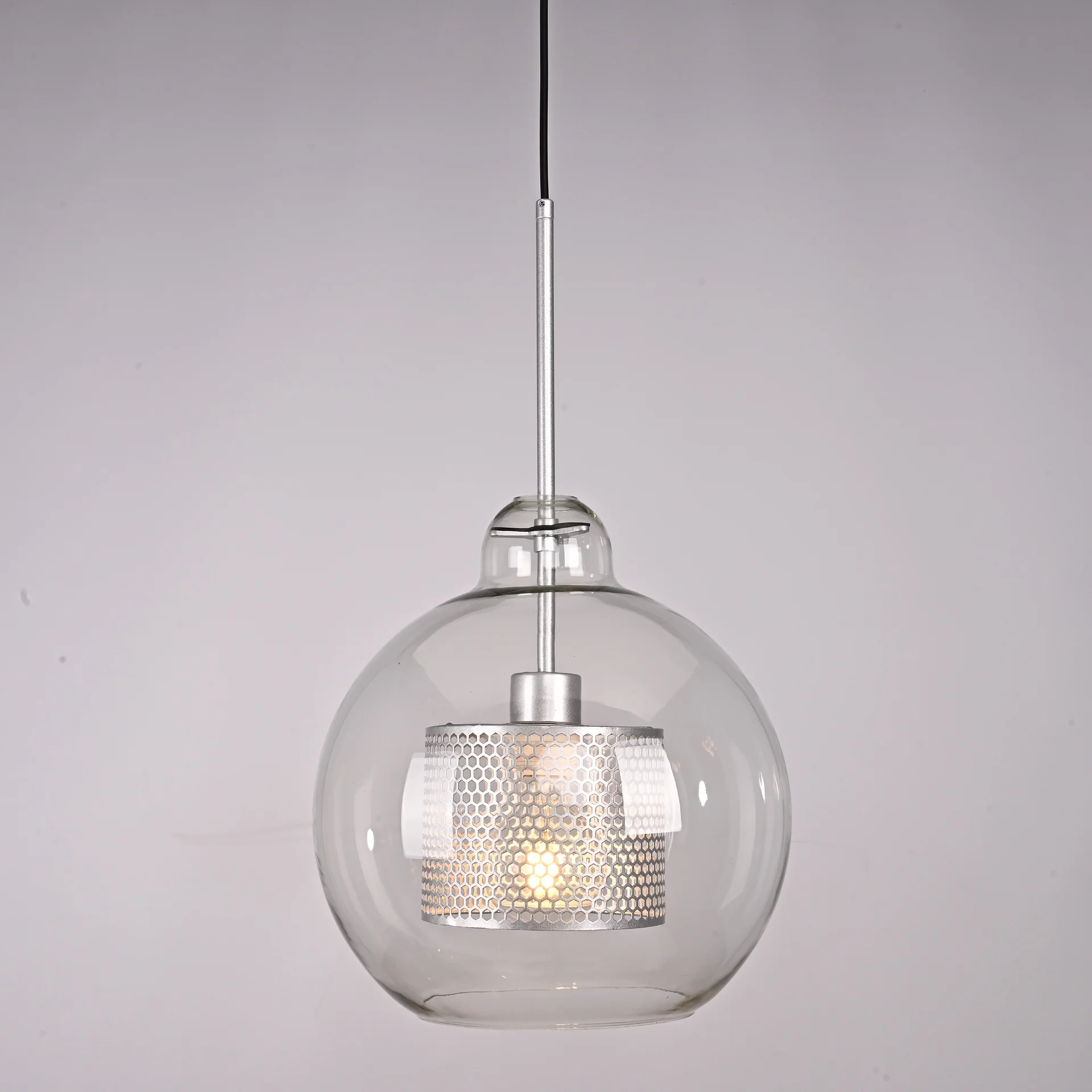 Подвесной светильник CATCH F pear silver D30 - миниатюра 5