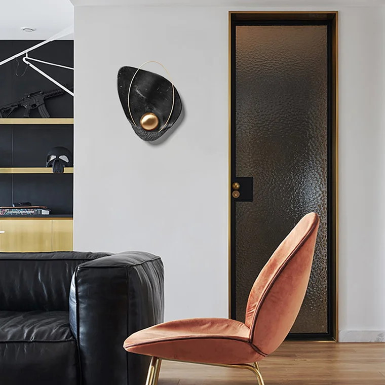 Настенный светильник CLAM Черный мрамор - миниатюра 16