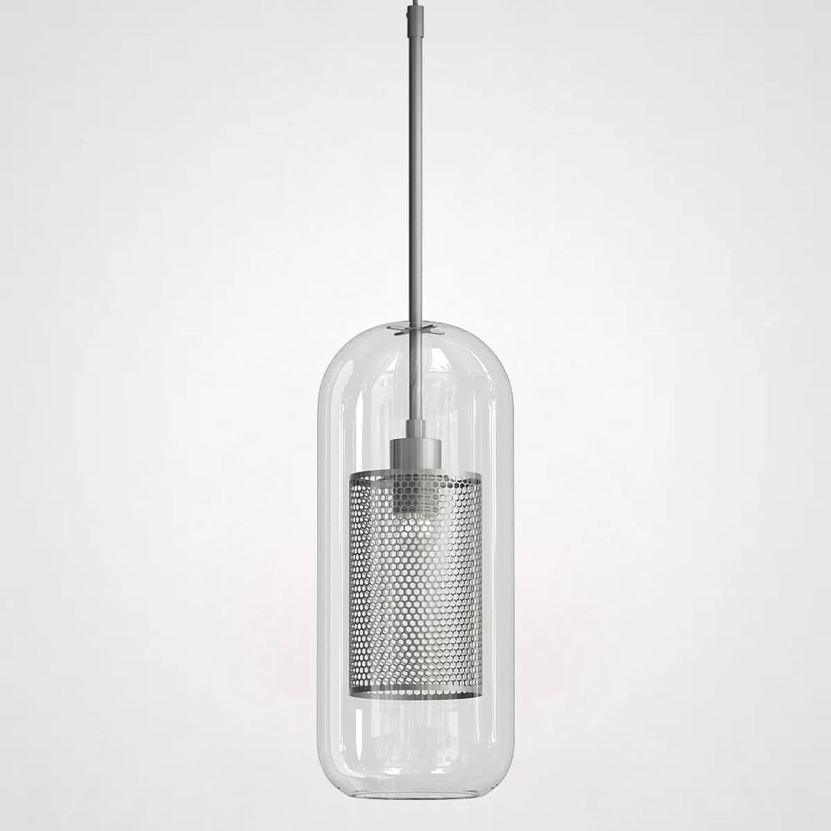 Подвесной светильник CATCH F cylinder silver D15 - изображение 1