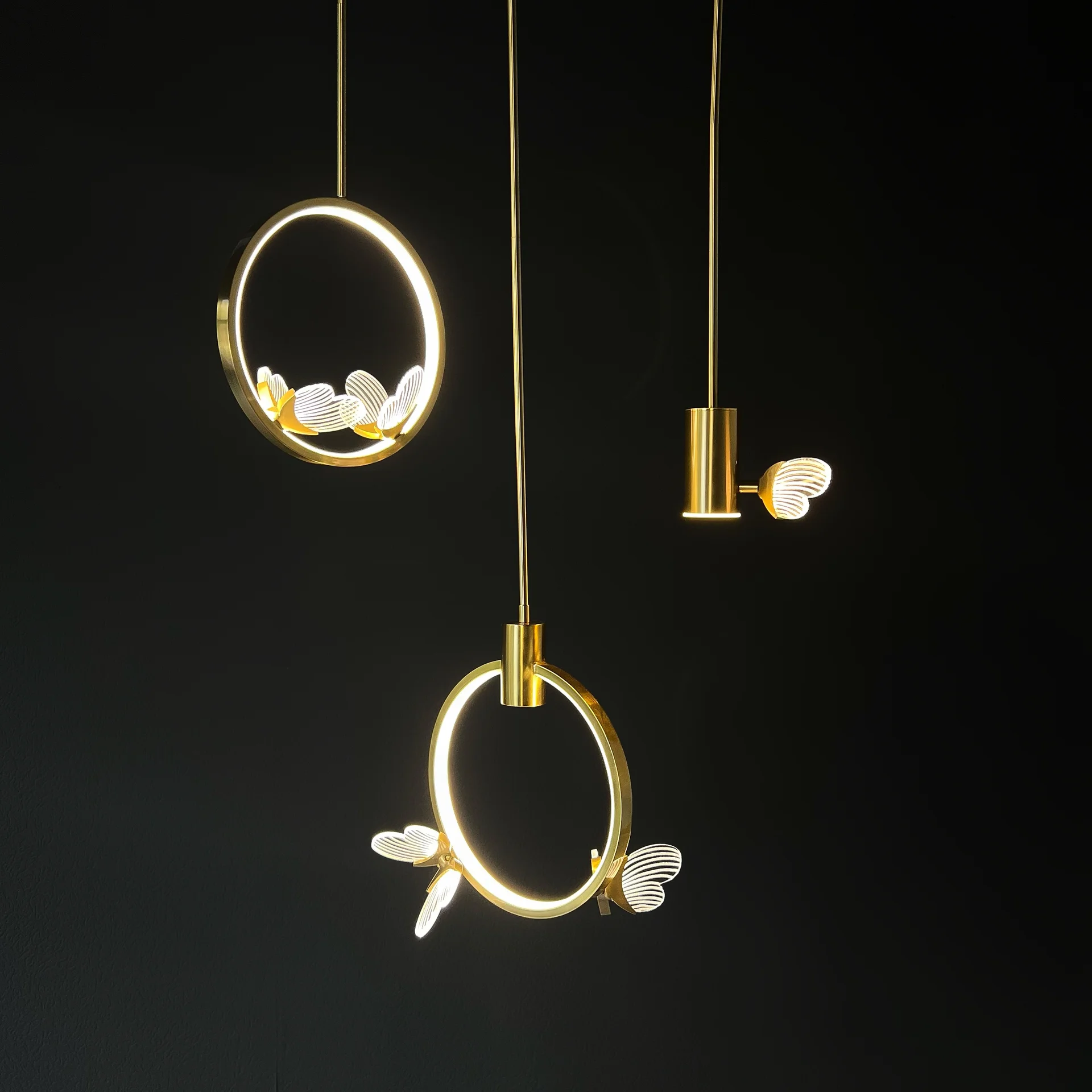Подвесной светильник BABETTA RING 1 brass 4000К - миниатюра 10