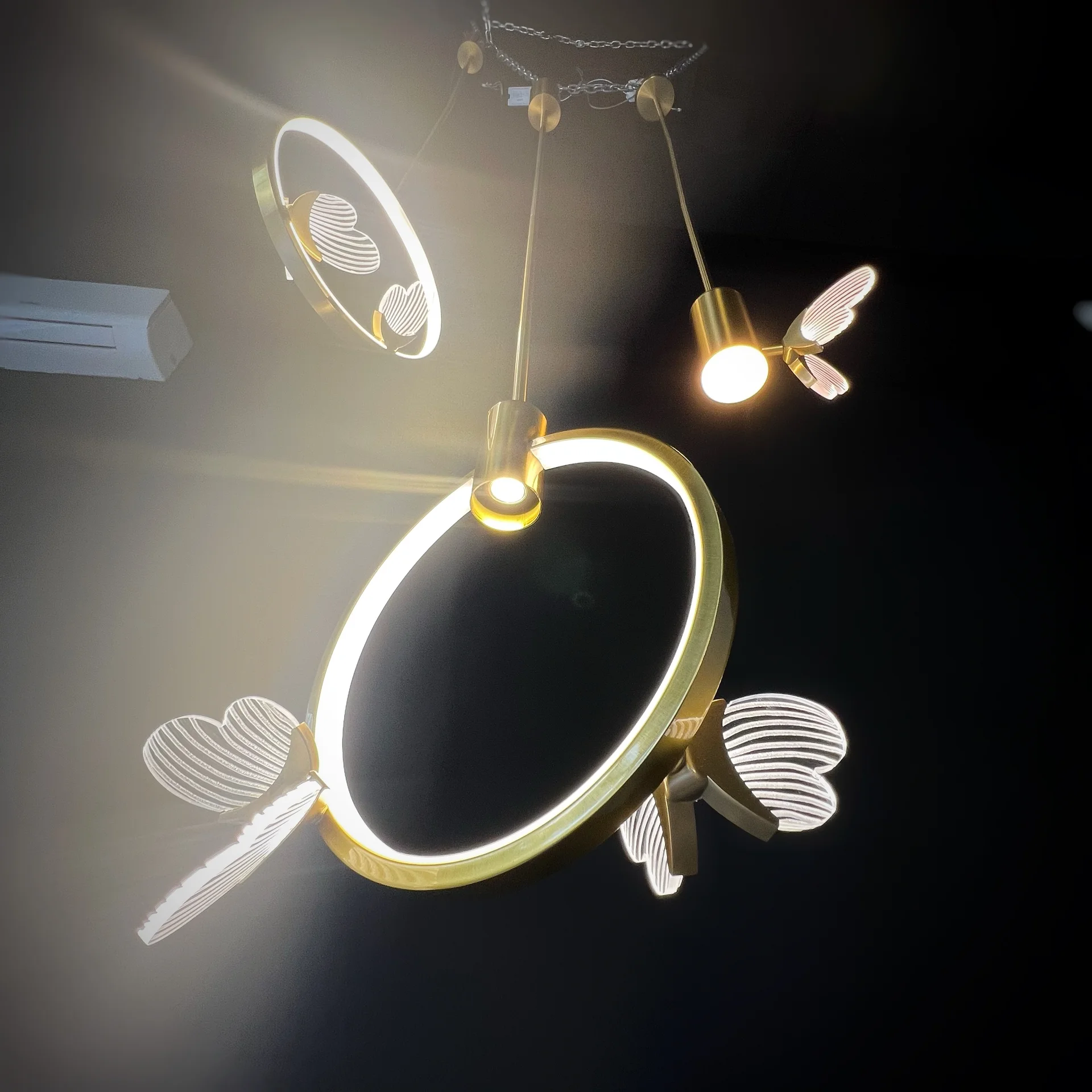 Подвесной светильник BABETTA RING 1 brass 4000К - миниатюра 12