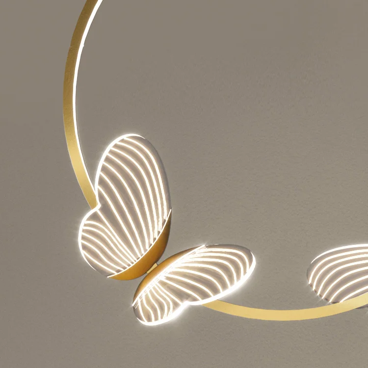 Подвесной светильник BABETTA RING 1 brass 4000К - миниатюра 15