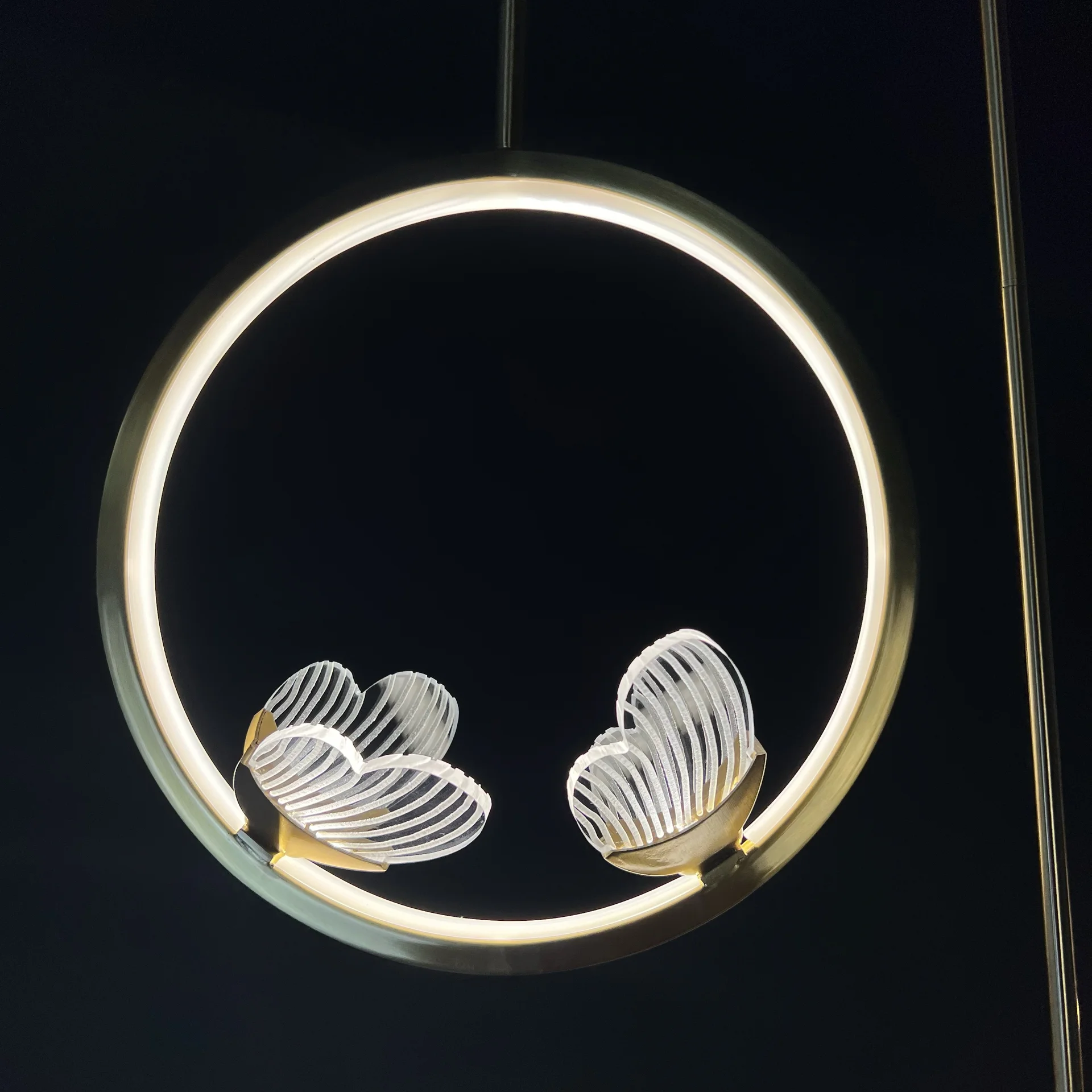 Подвесной светильник BABETTA RING 1 brass 4000К - миниатюра 2