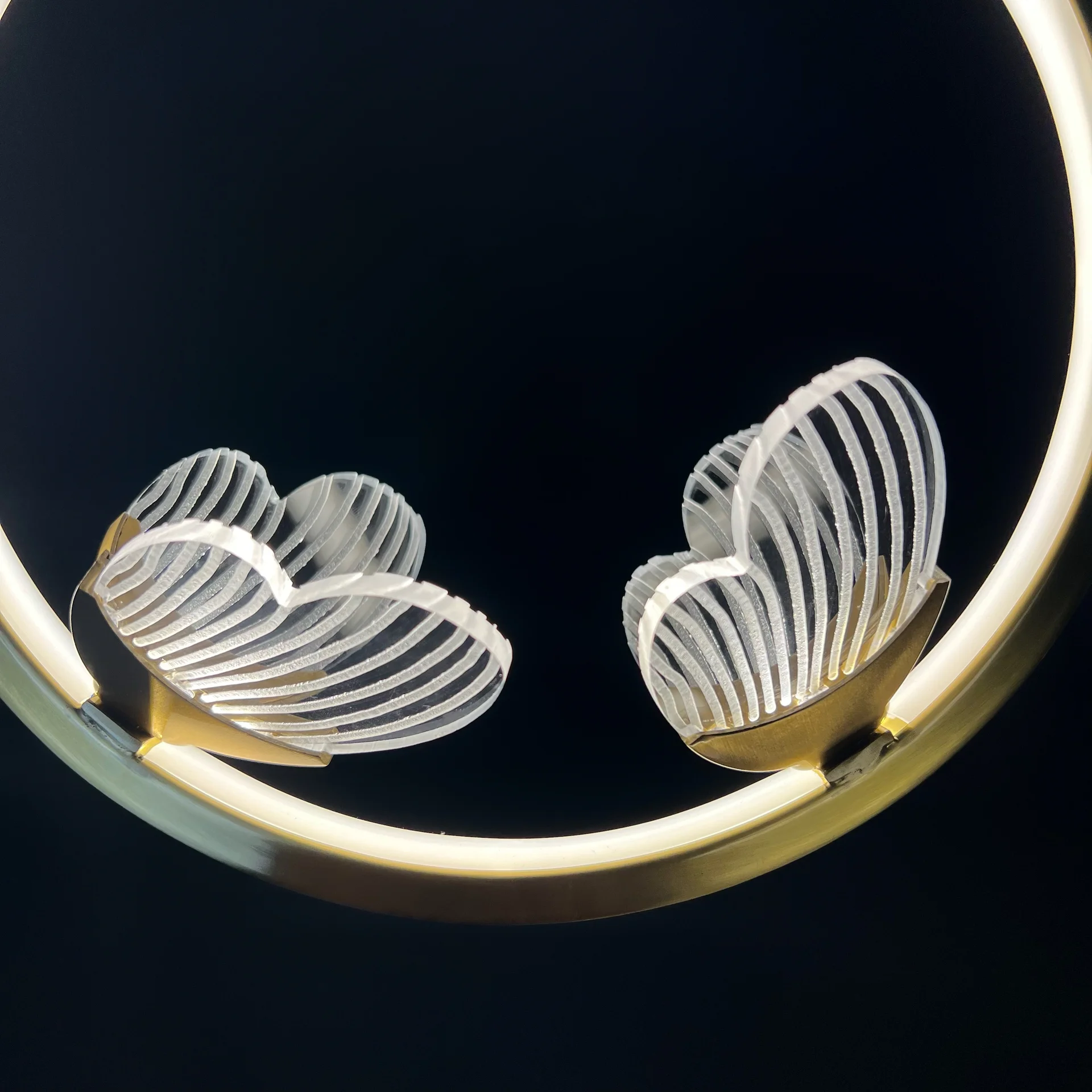 Подвесной светильник BABETTA RING 1 brass 4000К - миниатюра 8