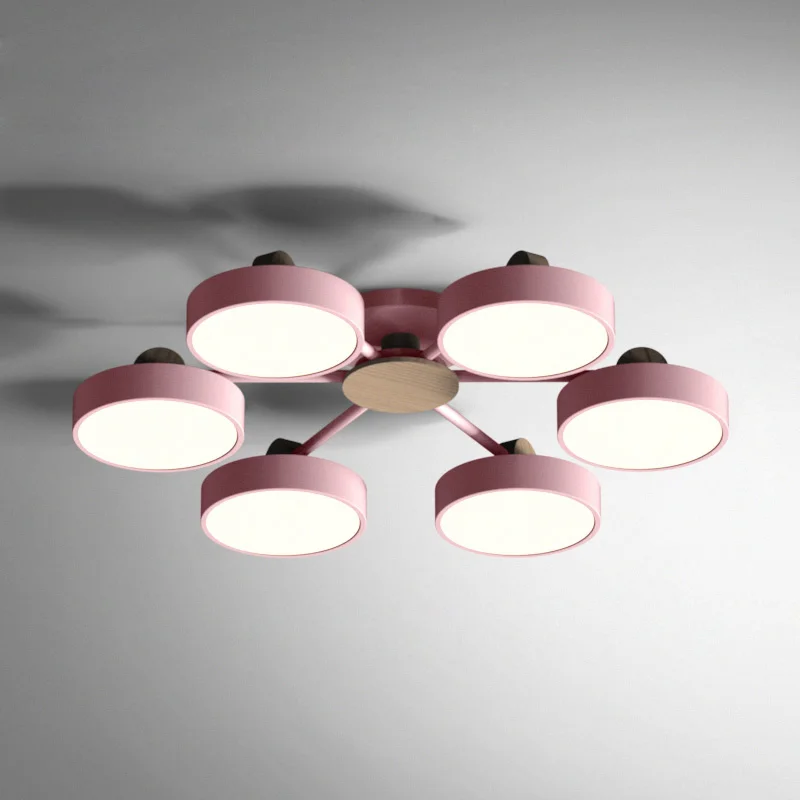 Потолочная люстра MOVE 6 Pink - изображение 1