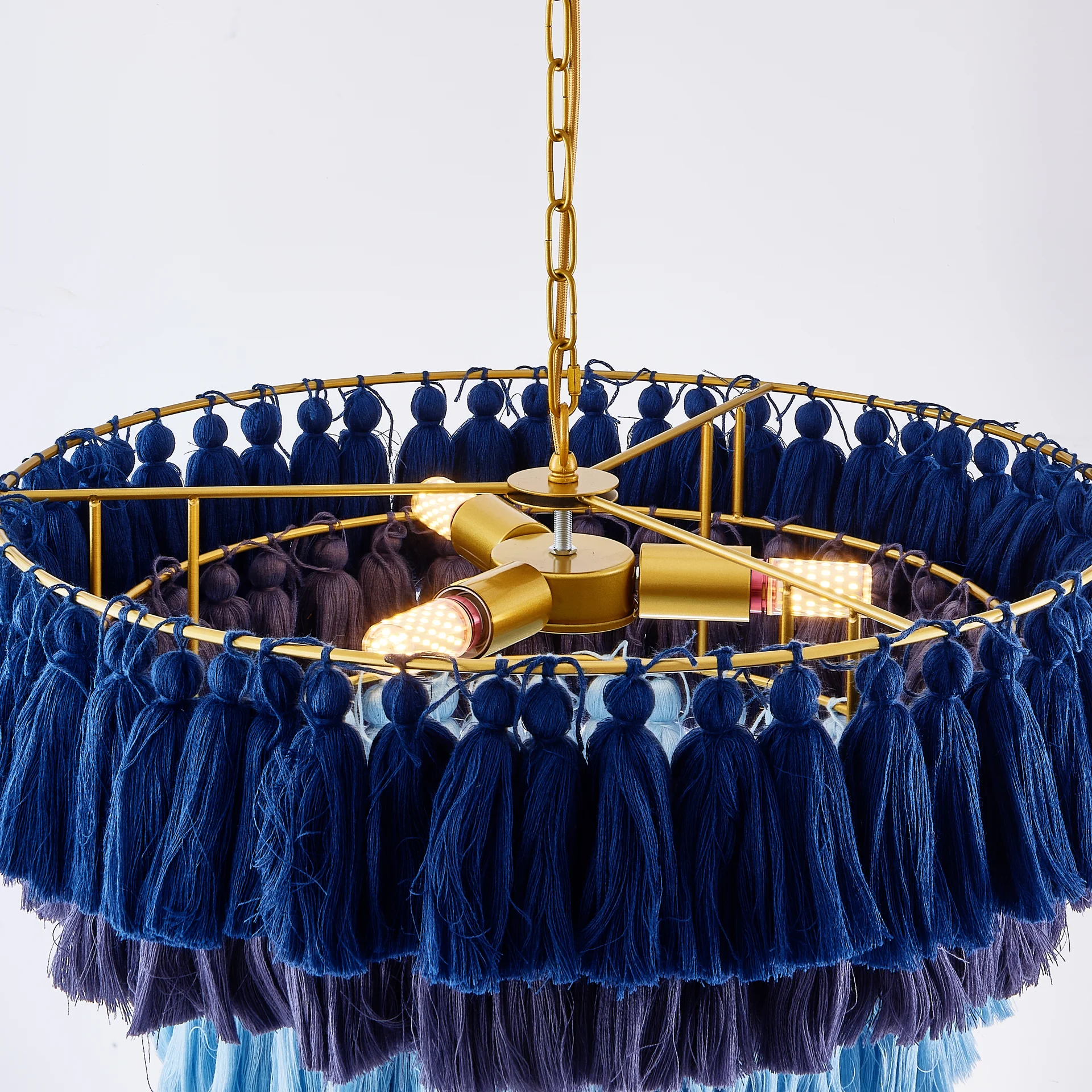 Подвесная люстра TASSEL Синий - миниатюра 6